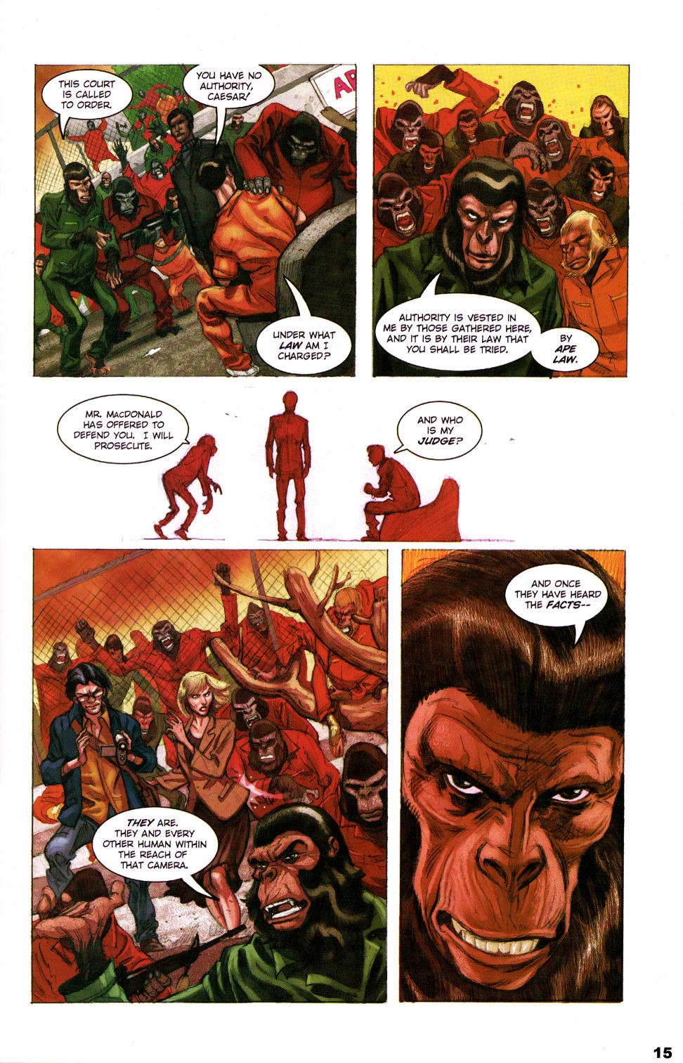 Read online Revolution on the Planet of the Apes comic -  Issue #3 - 17