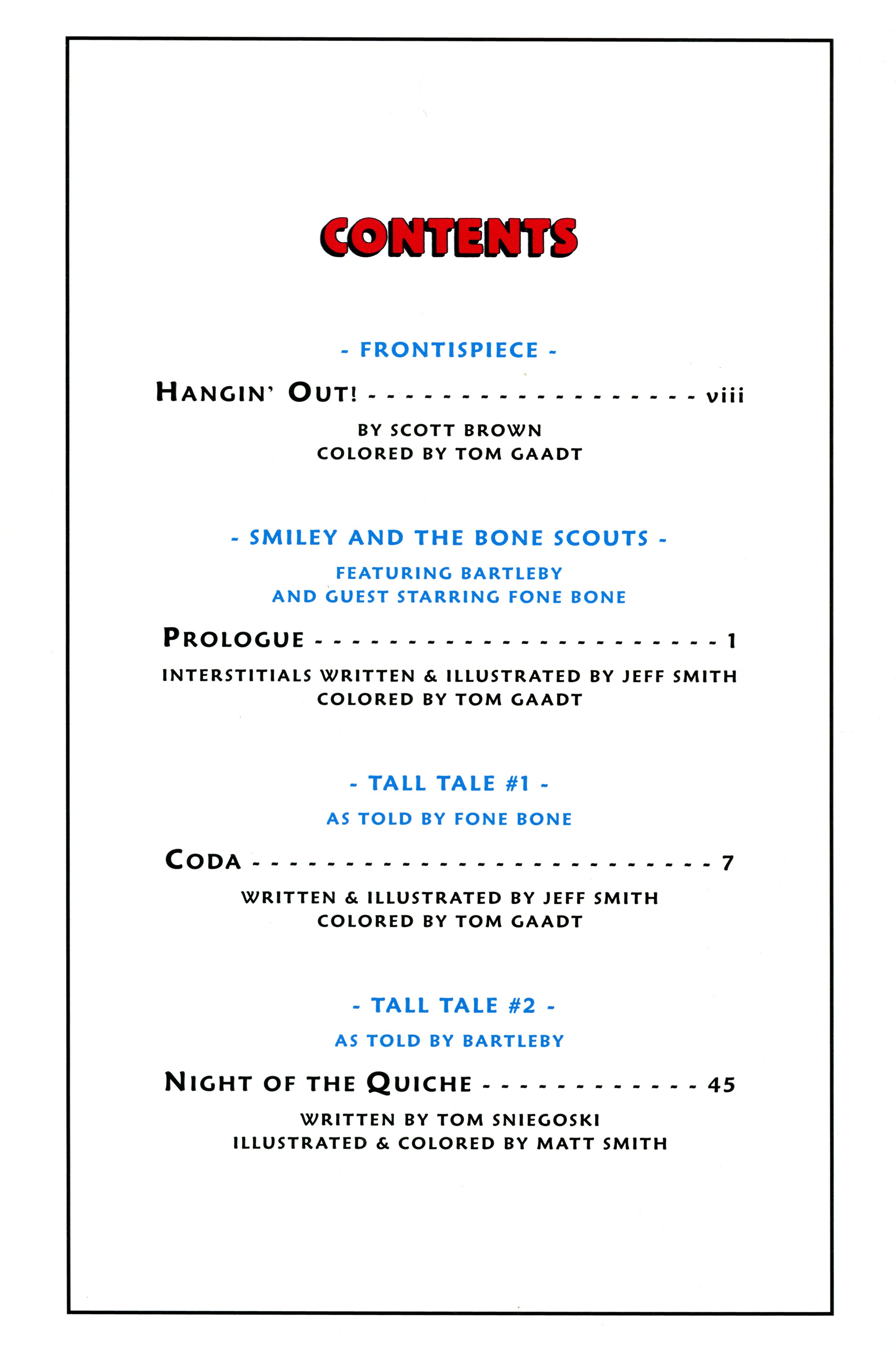 Read online Bone: More Tall Tales comic -  Issue # TPB - 8