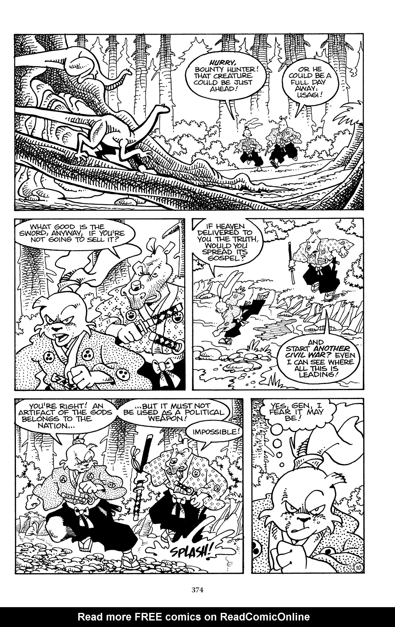 Read online The Usagi Yojimbo Saga comic -  Issue # TPB 2 - 368
