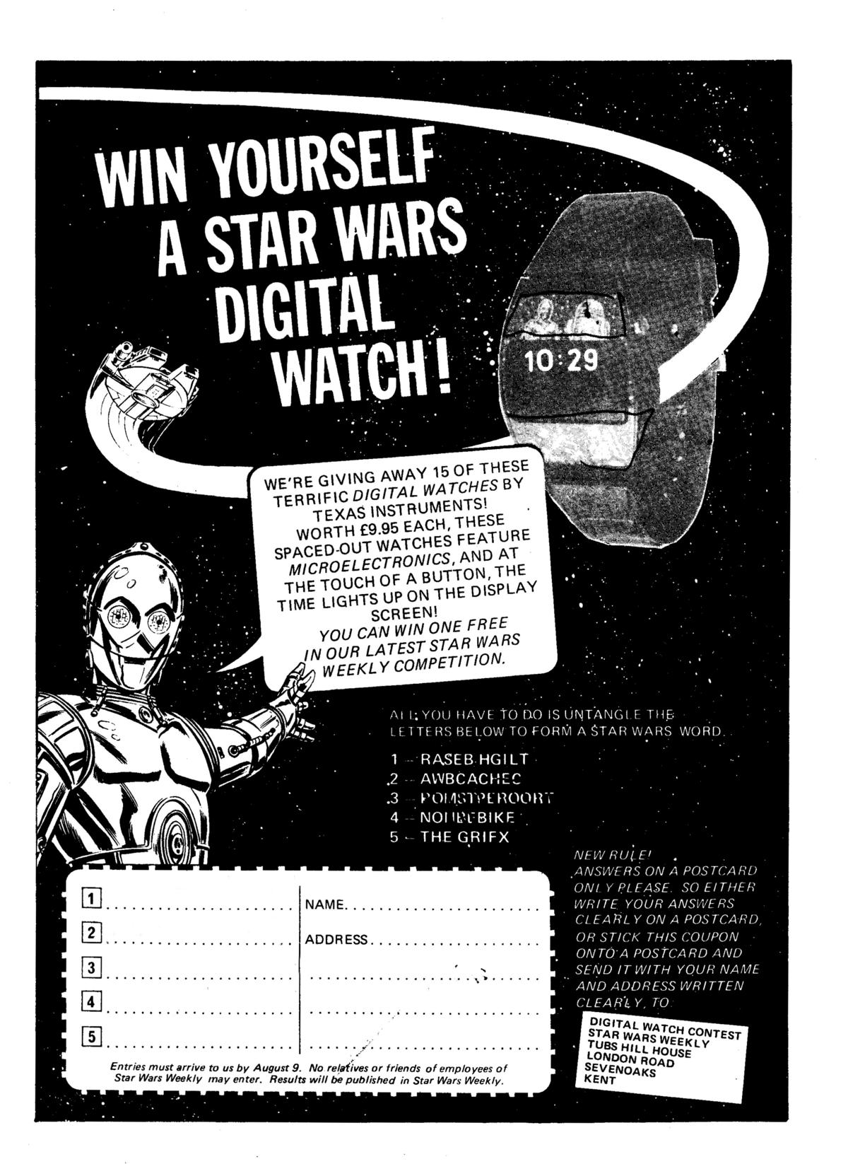 Read online Star Wars Weekly comic -  Issue #25 - 16