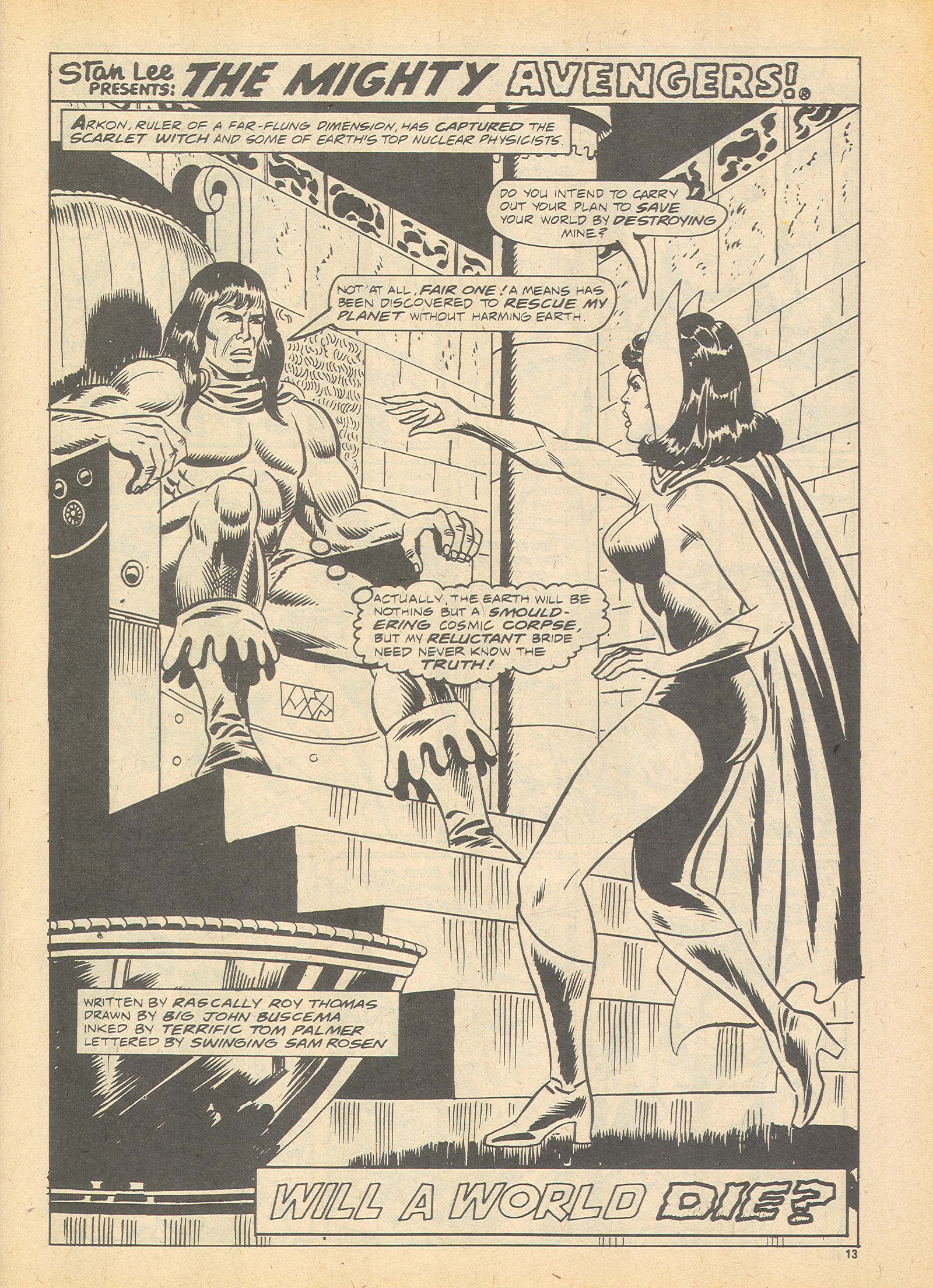 Read online The Avengers (1973) comic -  Issue #117 - 13