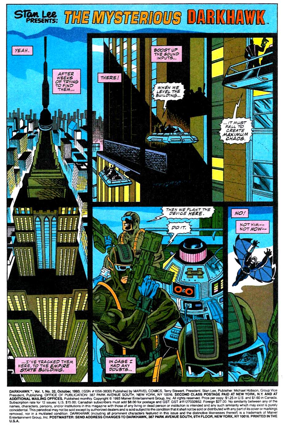 Read online Darkhawk (1991) comic -  Issue #32 - 2