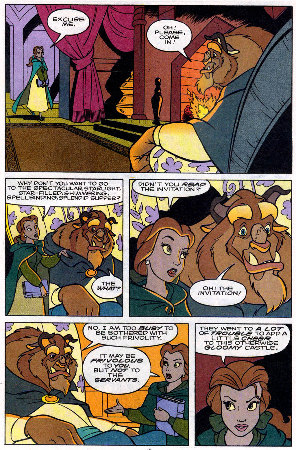 Read online Disney's Beauty and the Beast comic -  Issue #4 - 14