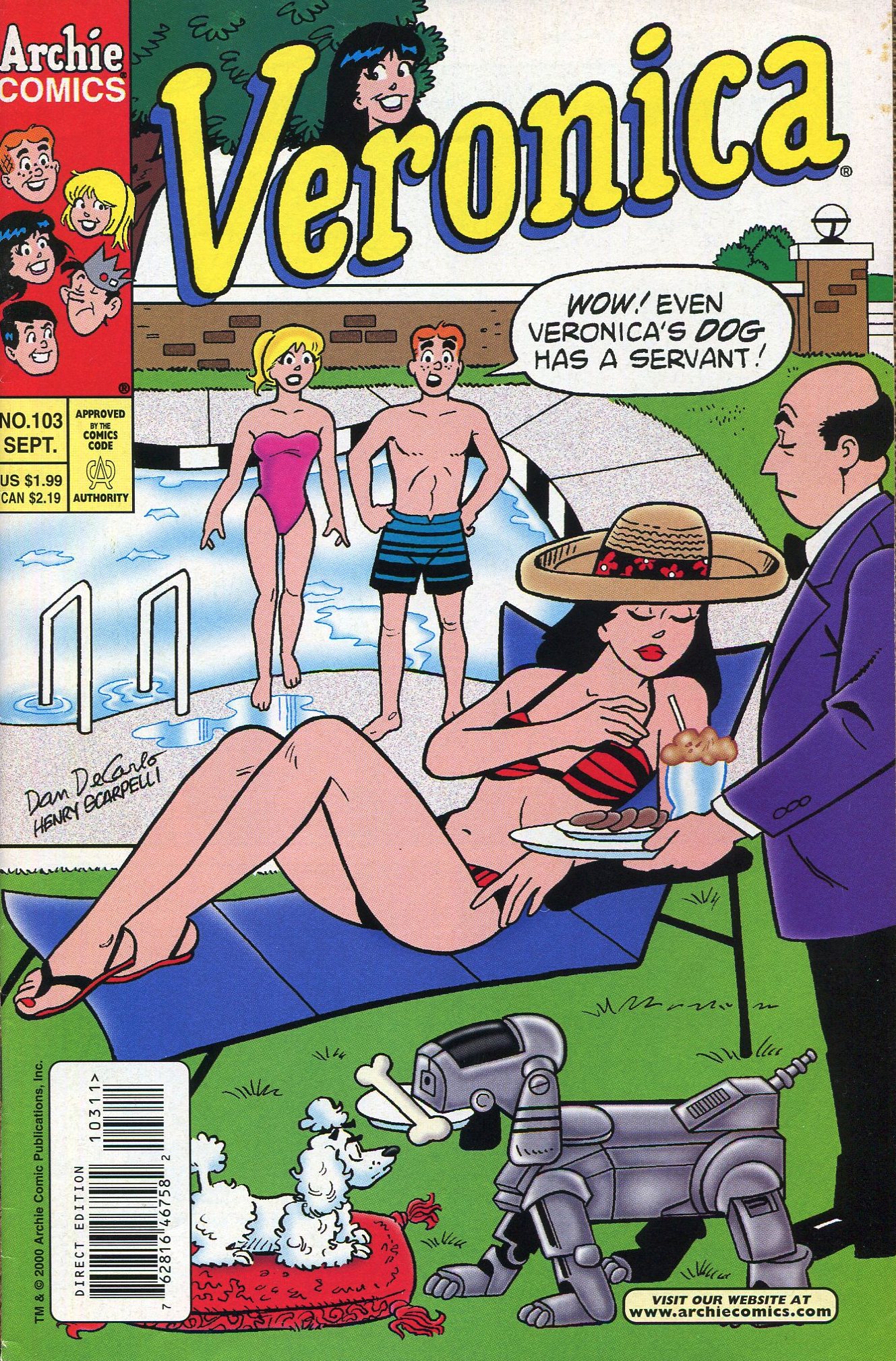 Read online Veronica comic -  Issue #103 - 1