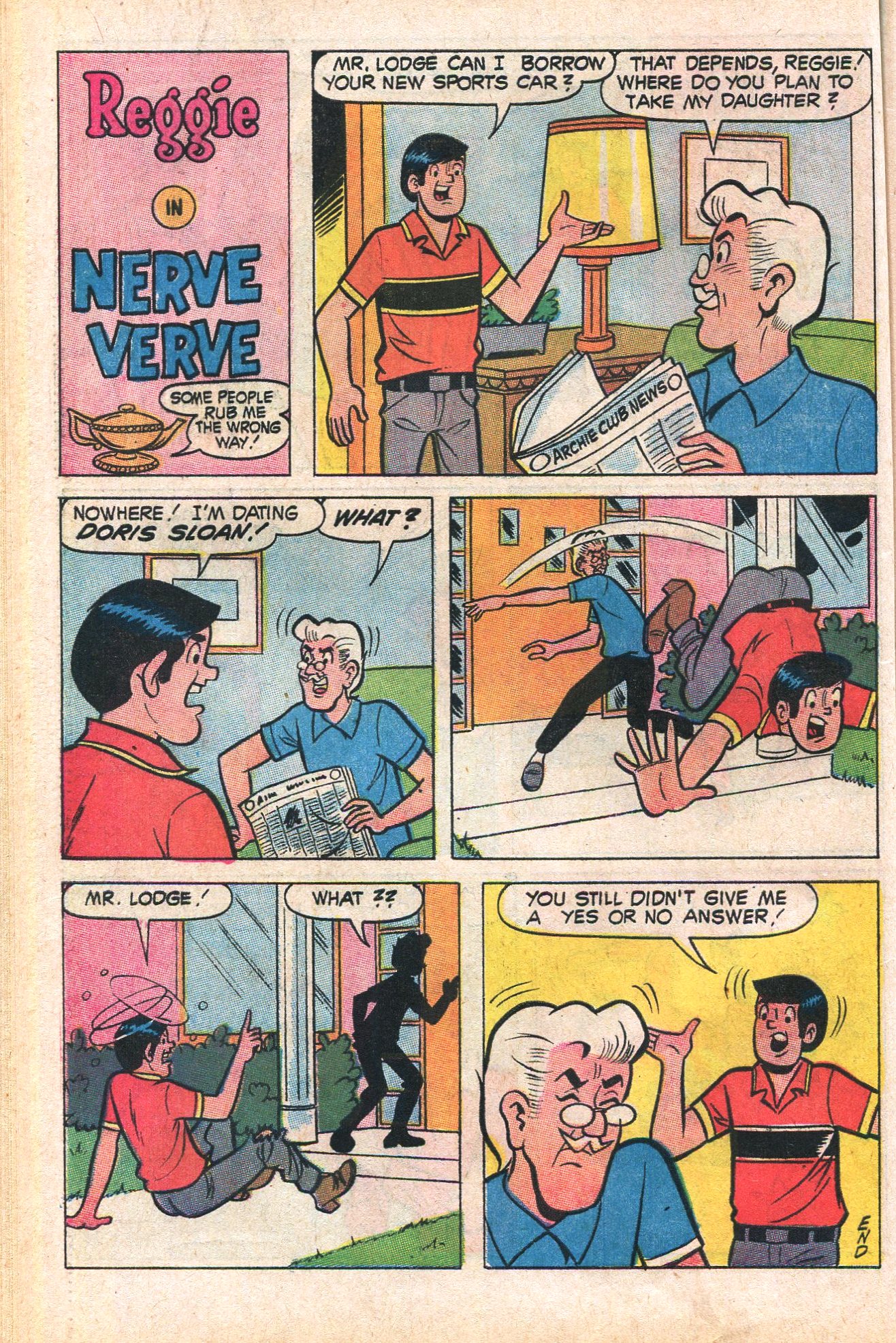 Read online Reggie's Wise Guy Jokes comic -  Issue #7 - 34