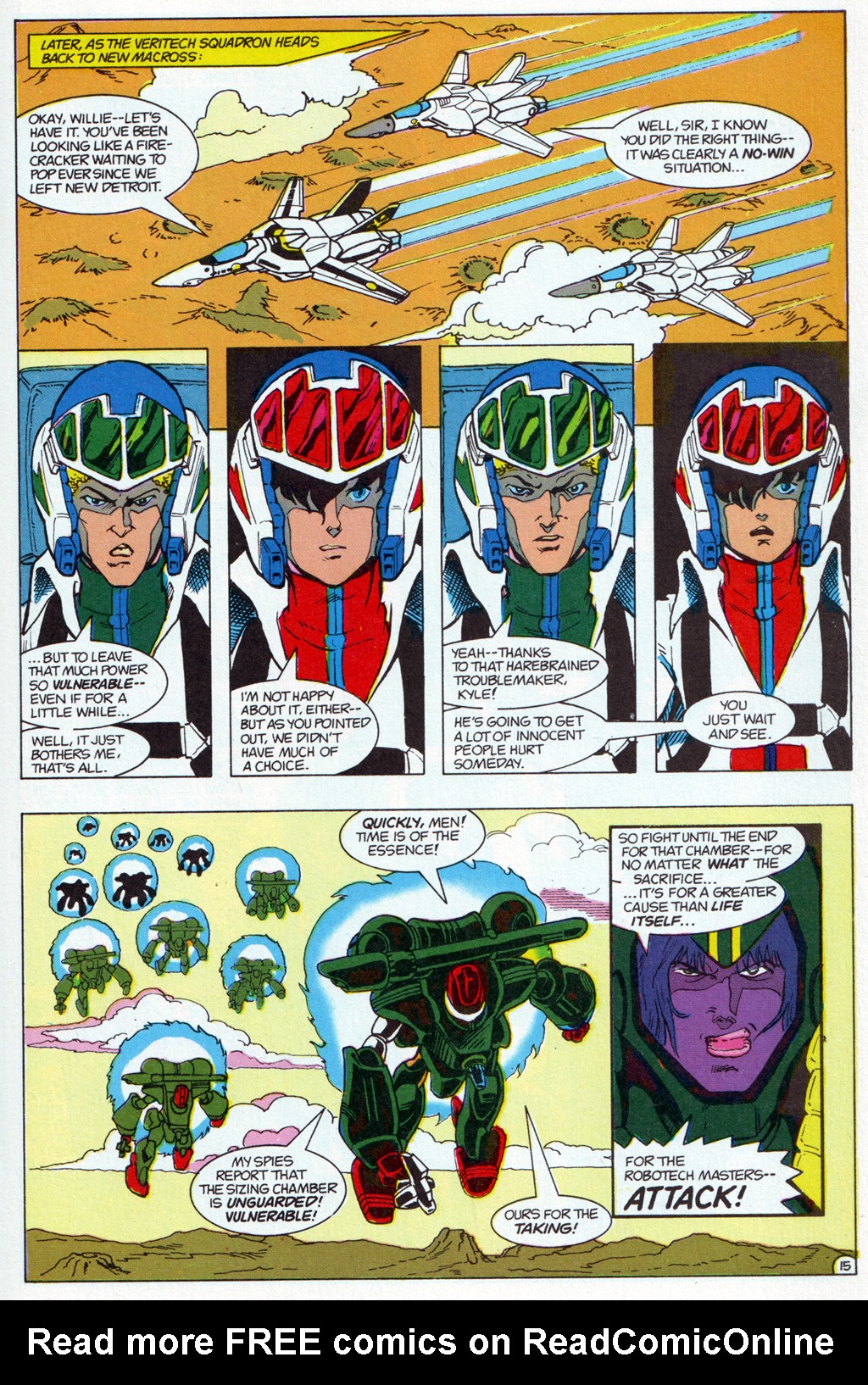 Read online Robotech The Macross Saga comic -  Issue #31 - 17