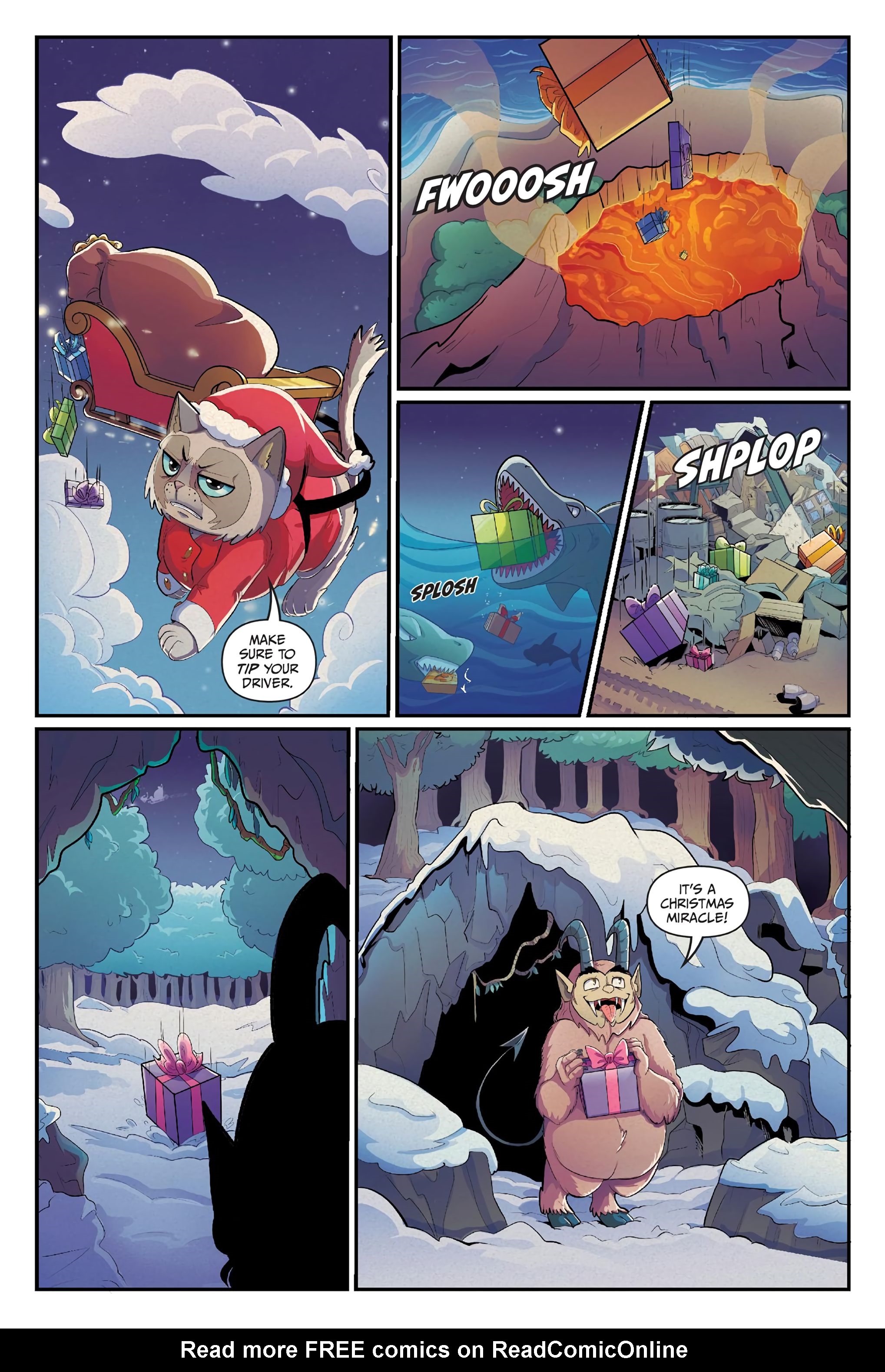 Read online Grumpy Cat: The Grumpus and Other Horrible Holiday Tales comic -  Issue # TPB - 90