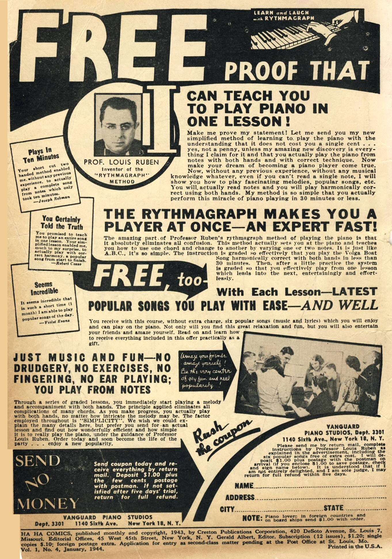 Read online Ha Ha Comics comic -  Issue #4 - 2