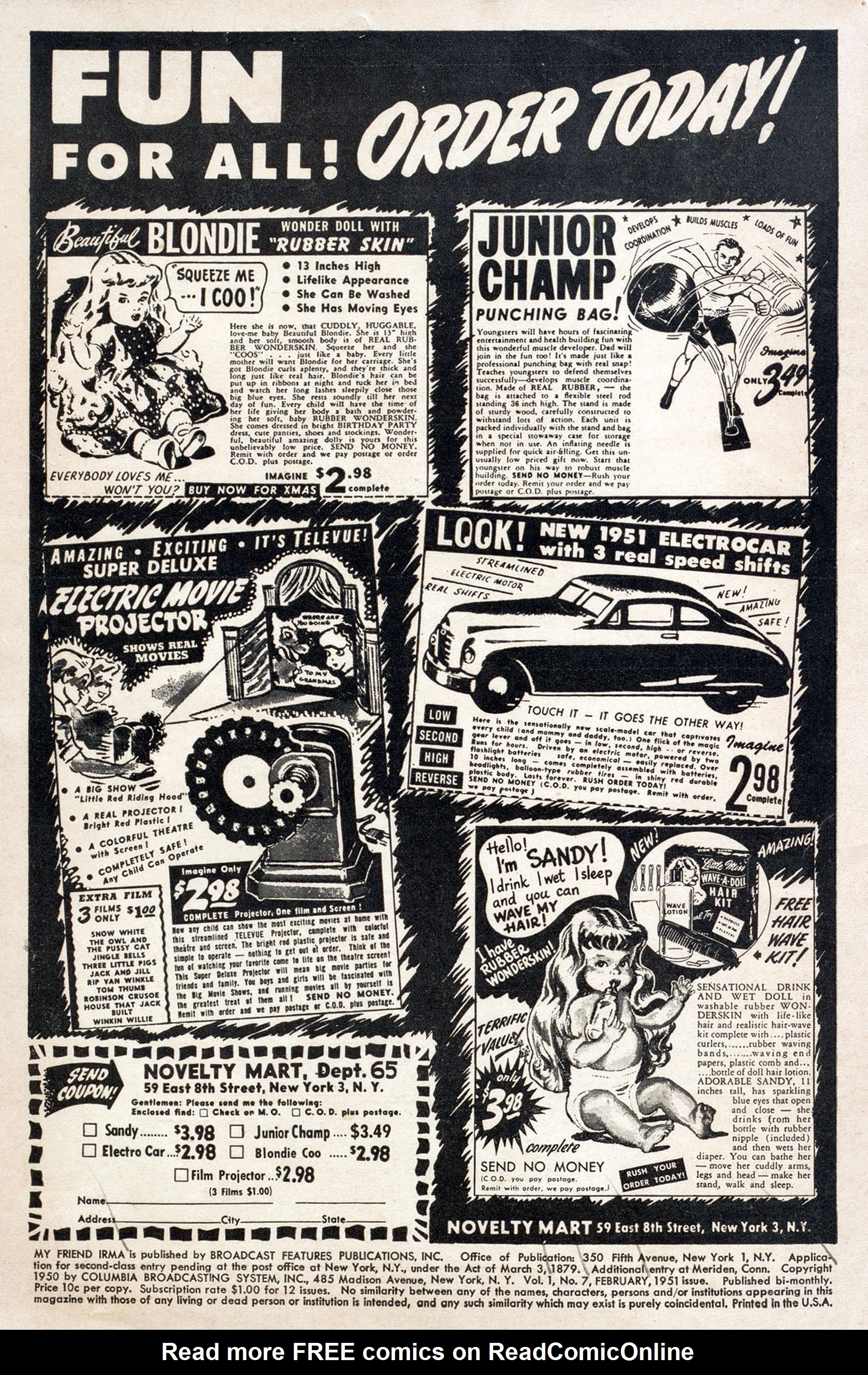 Read online My Friend Irma comic -  Issue #7 - 2