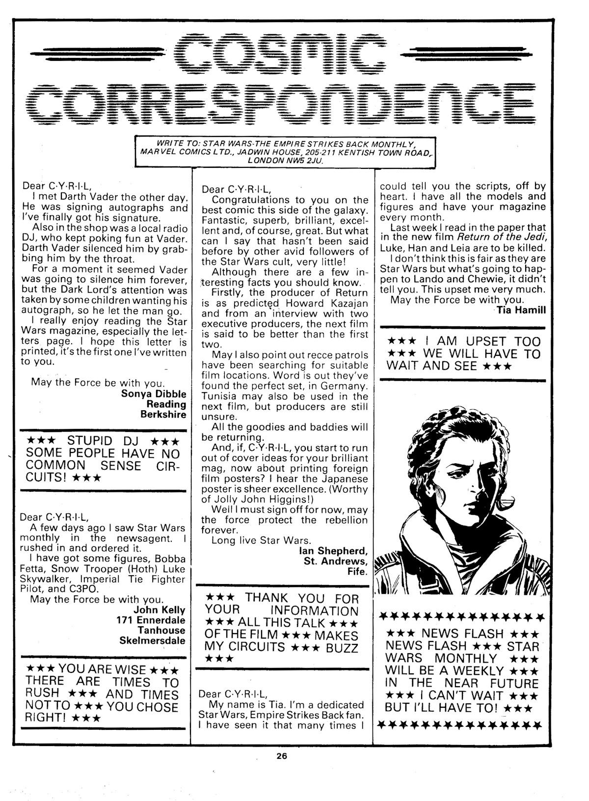 Read online Star Wars Weekly comic -  Issue #169 - 30