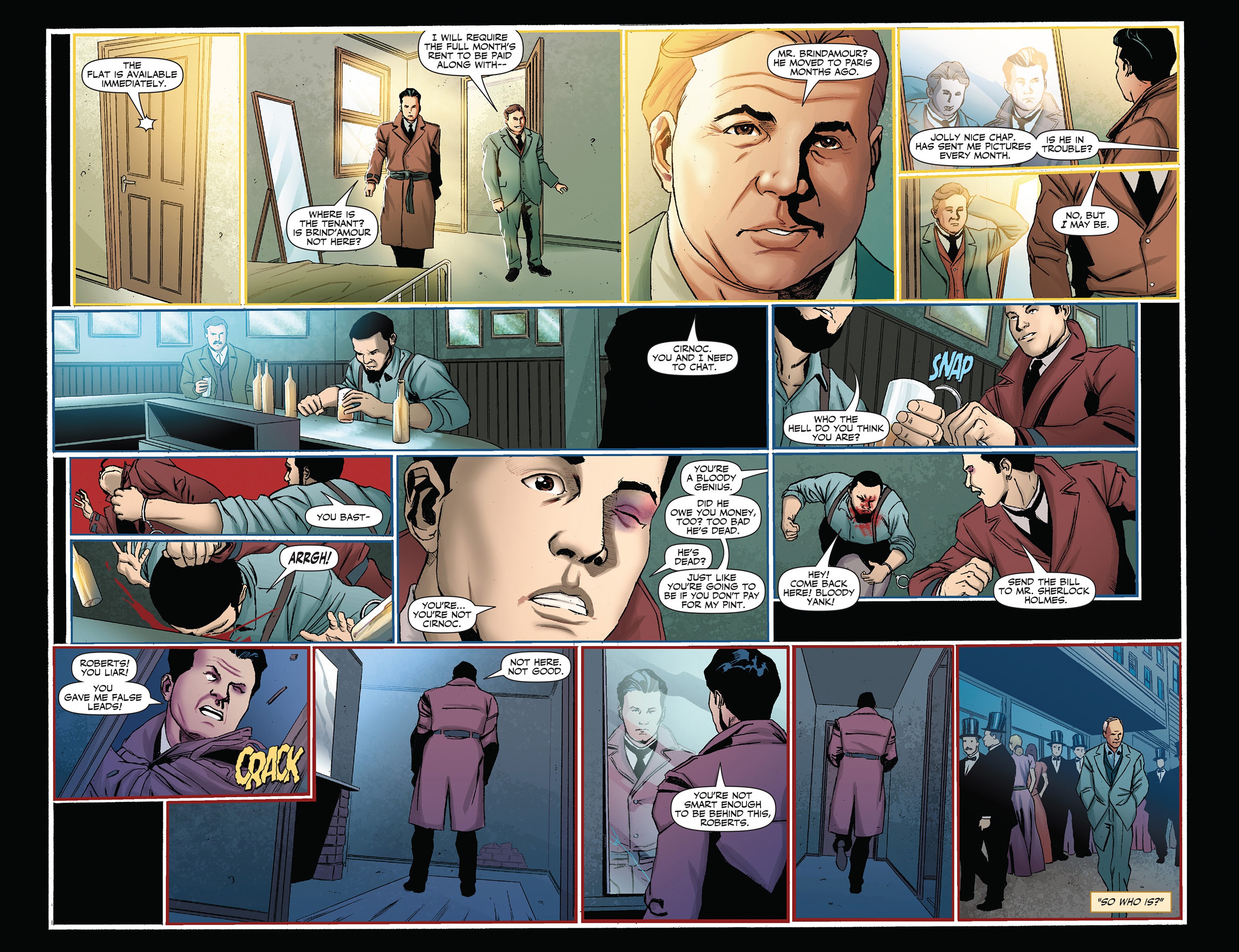 Read online Sherlock Holmes vs. Harry Houdini comic -  Issue #3 - 6