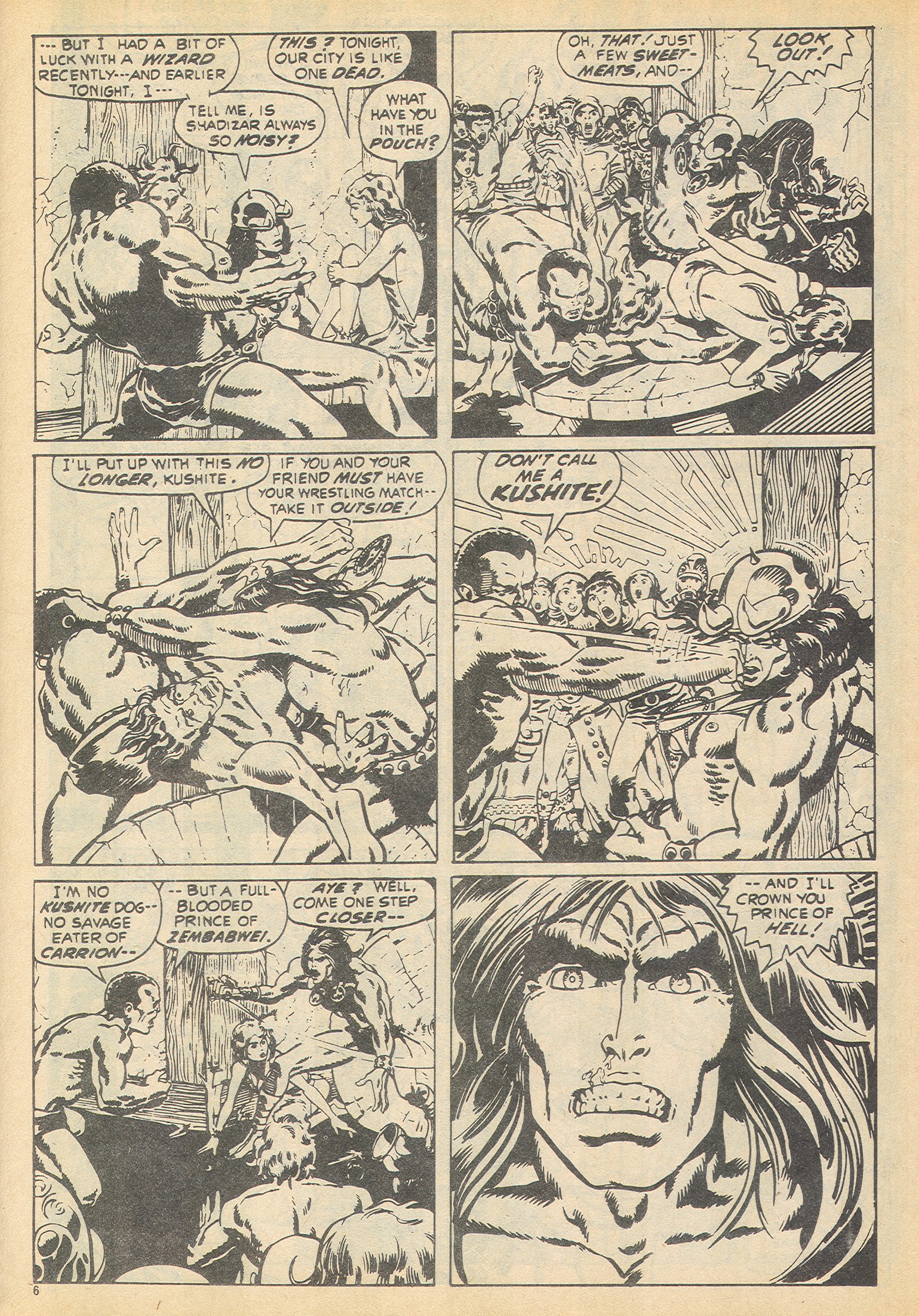 Read online The Savage Sword of Conan (1975) comic -  Issue #6 - 6