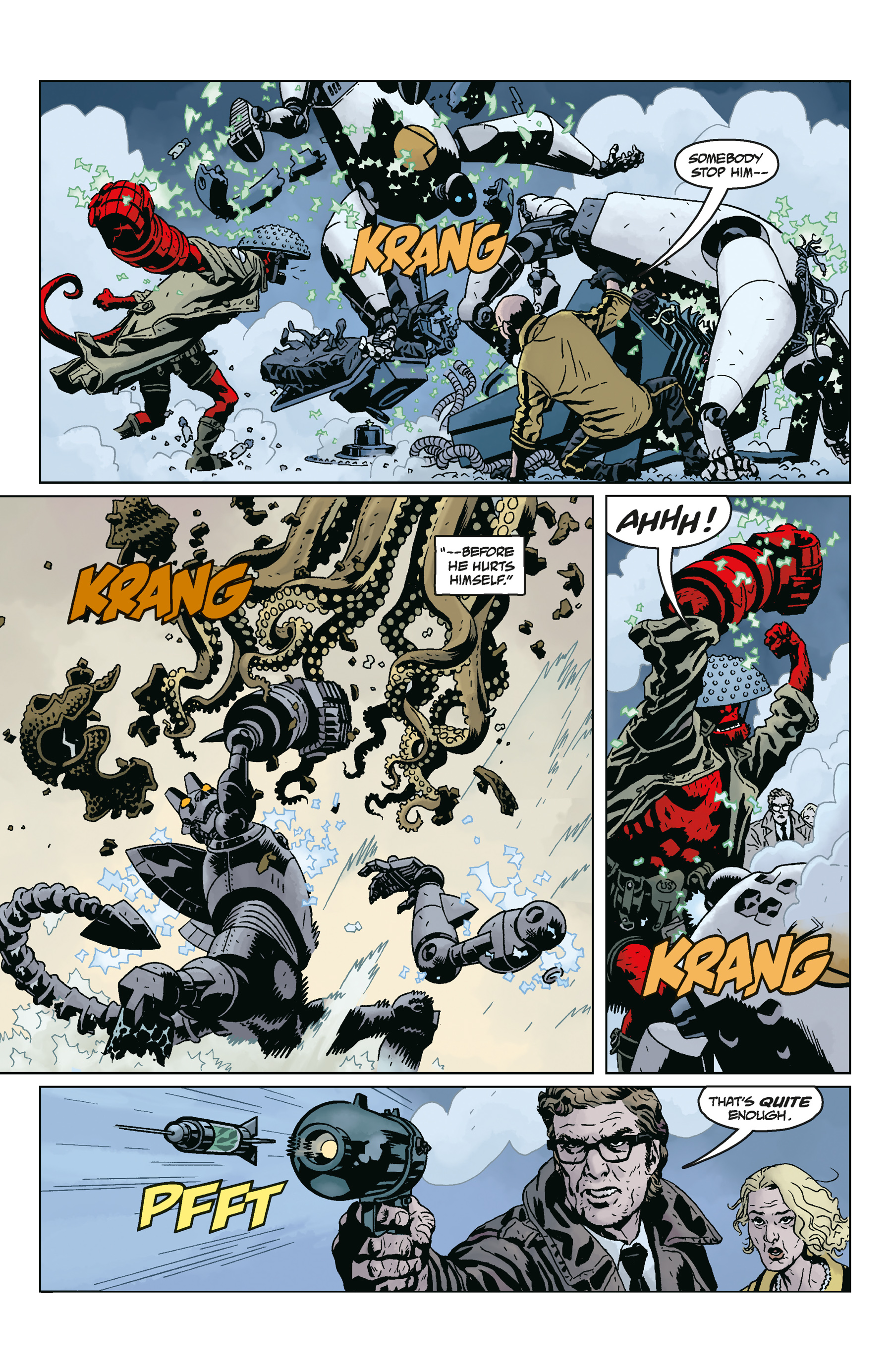 Read online Giant Robot Hellboy comic -  Issue #2 - 20