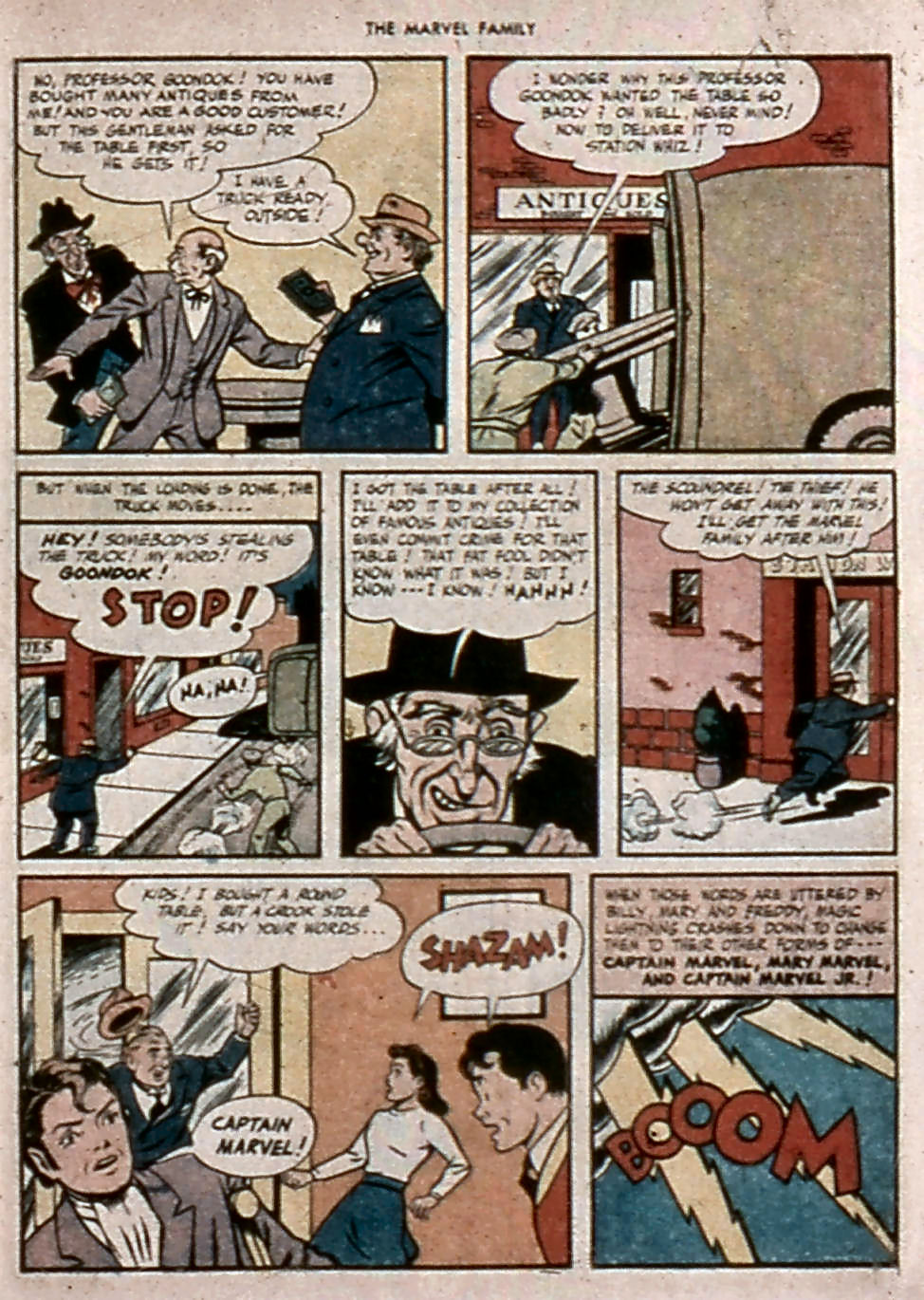 Read online The Marvel Family comic -  Issue #8 - 7