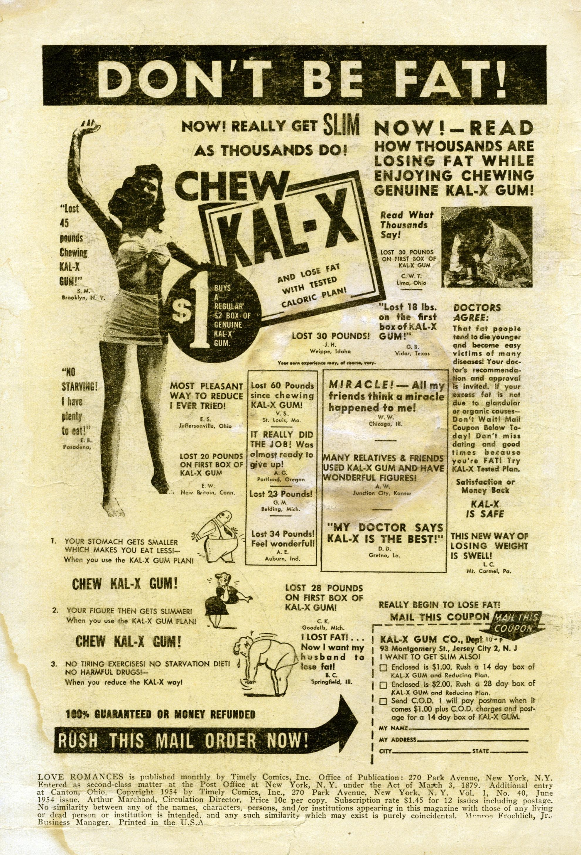 Read online Love Romances comic -  Issue #40 - 2