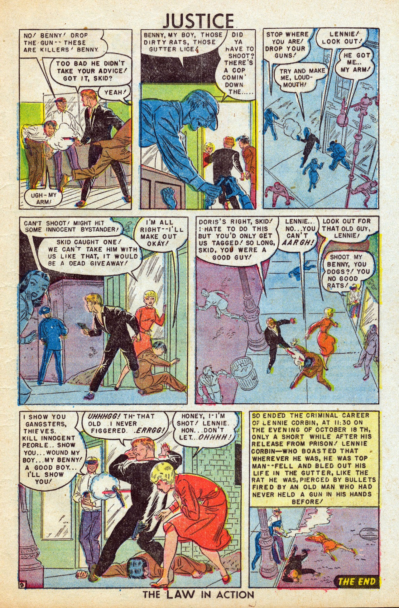 Read online Justice (1947) comic -  Issue #10 - 11