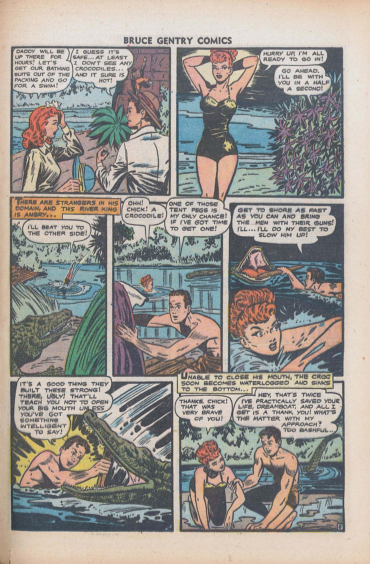 Read online Bruce Gentry comic -  Issue #5 - 25