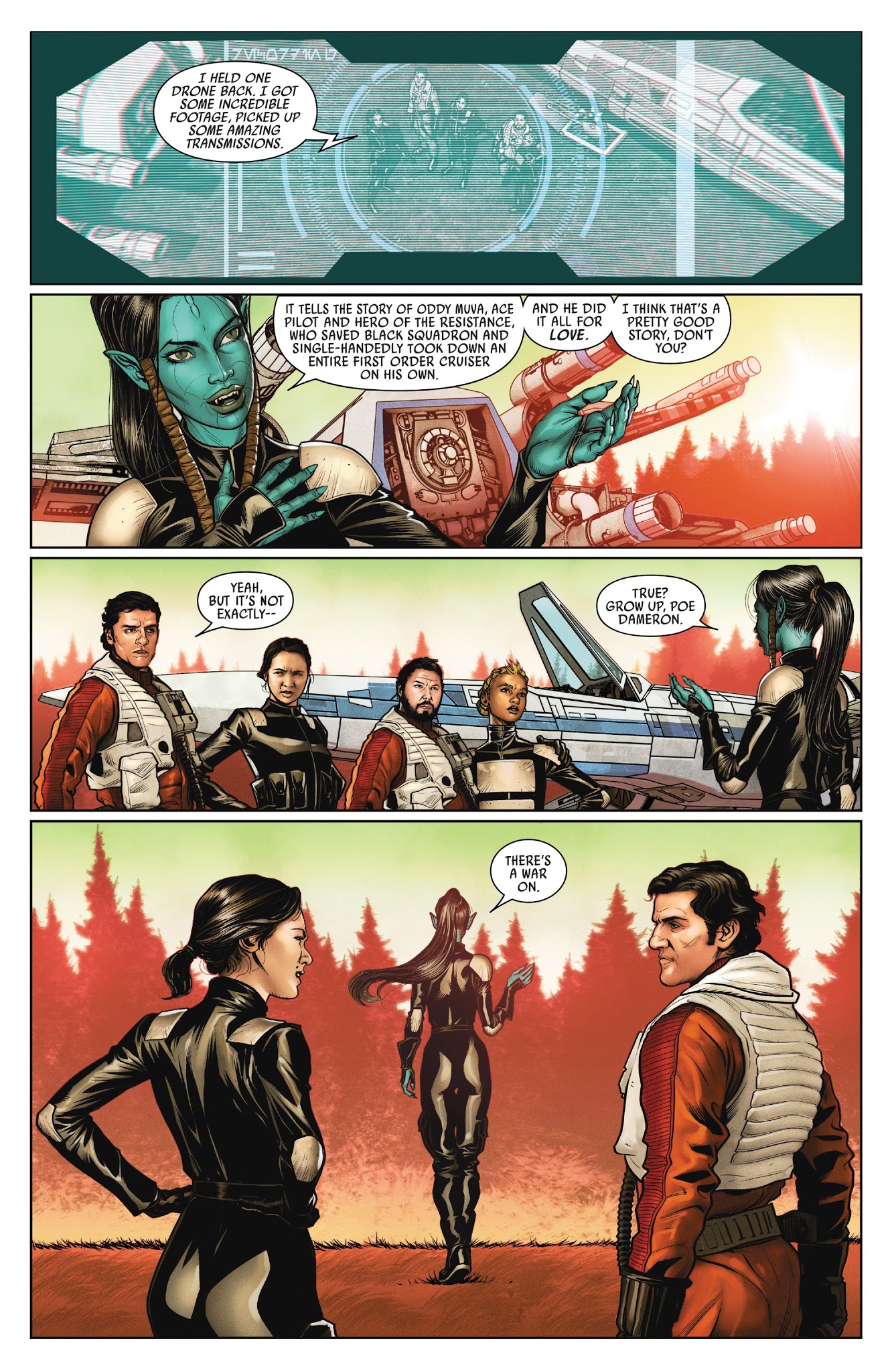 Read online Star Wars: Poe Dameron comic -  Issue #19 - 22