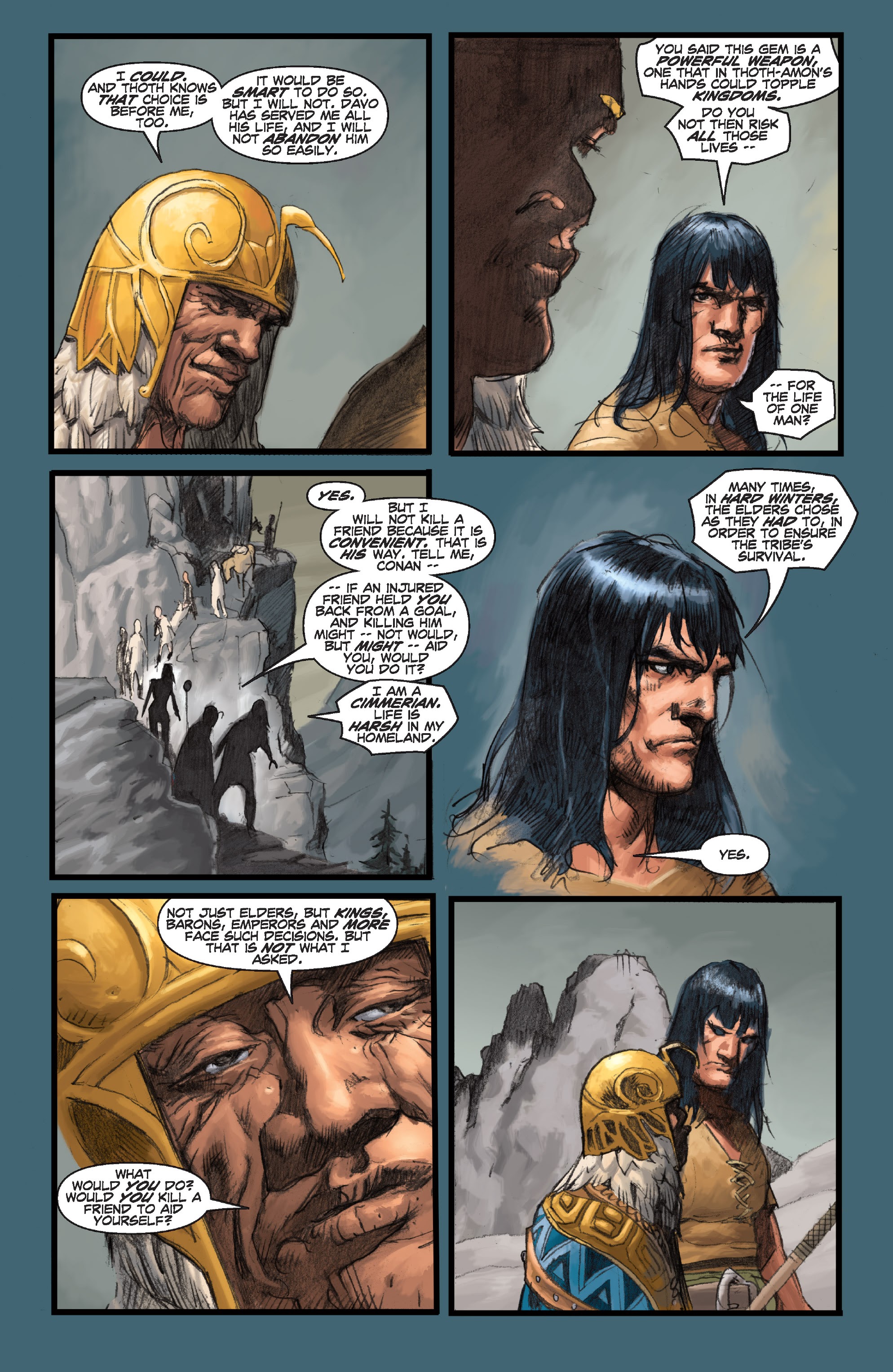 Read online Conan Chronicles Epic Collection comic -  Issue # TPB Out of the Darksome Hills (Part 4) - 1