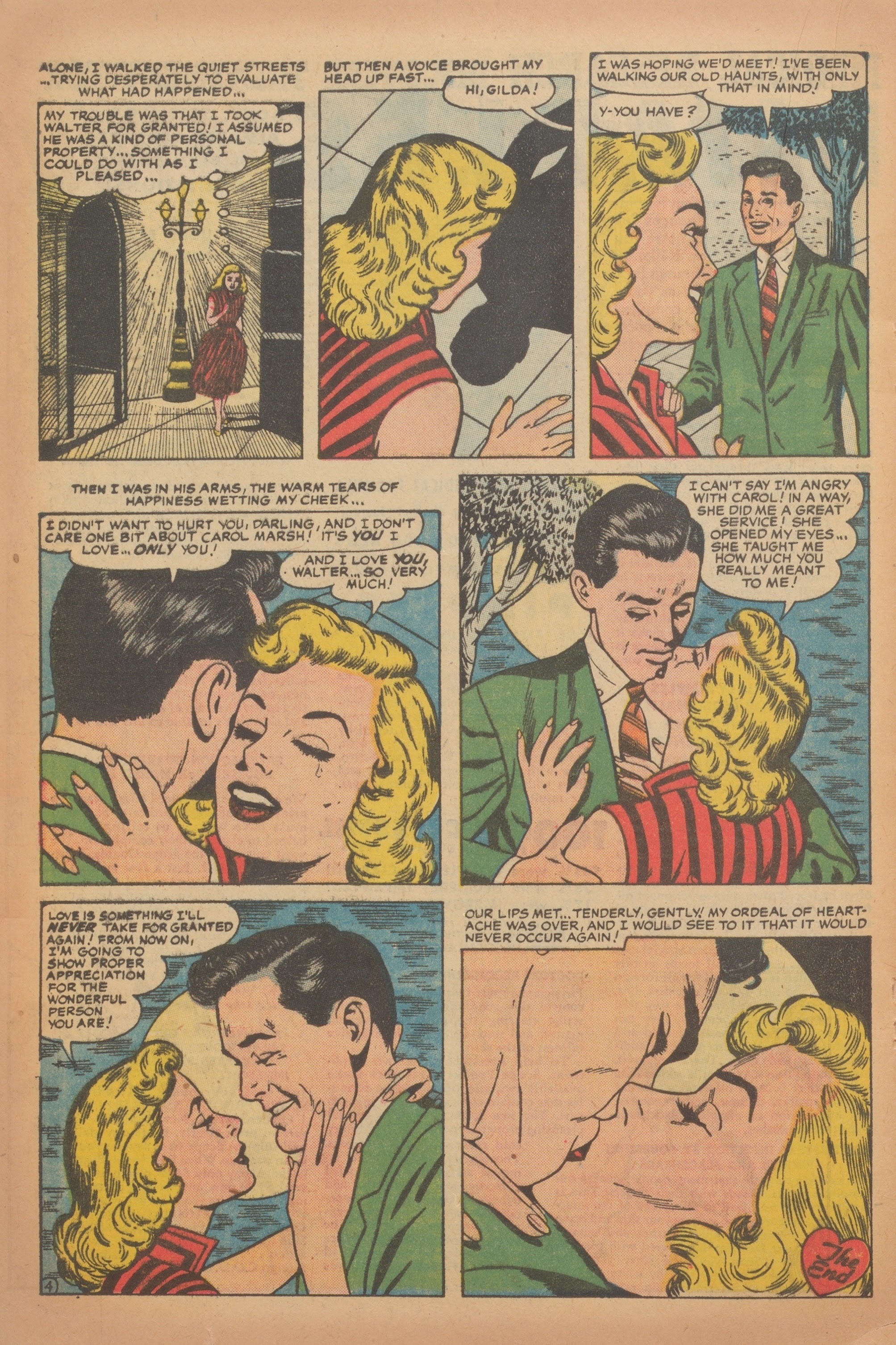 Read online Love Romances comic -  Issue #61 - 20