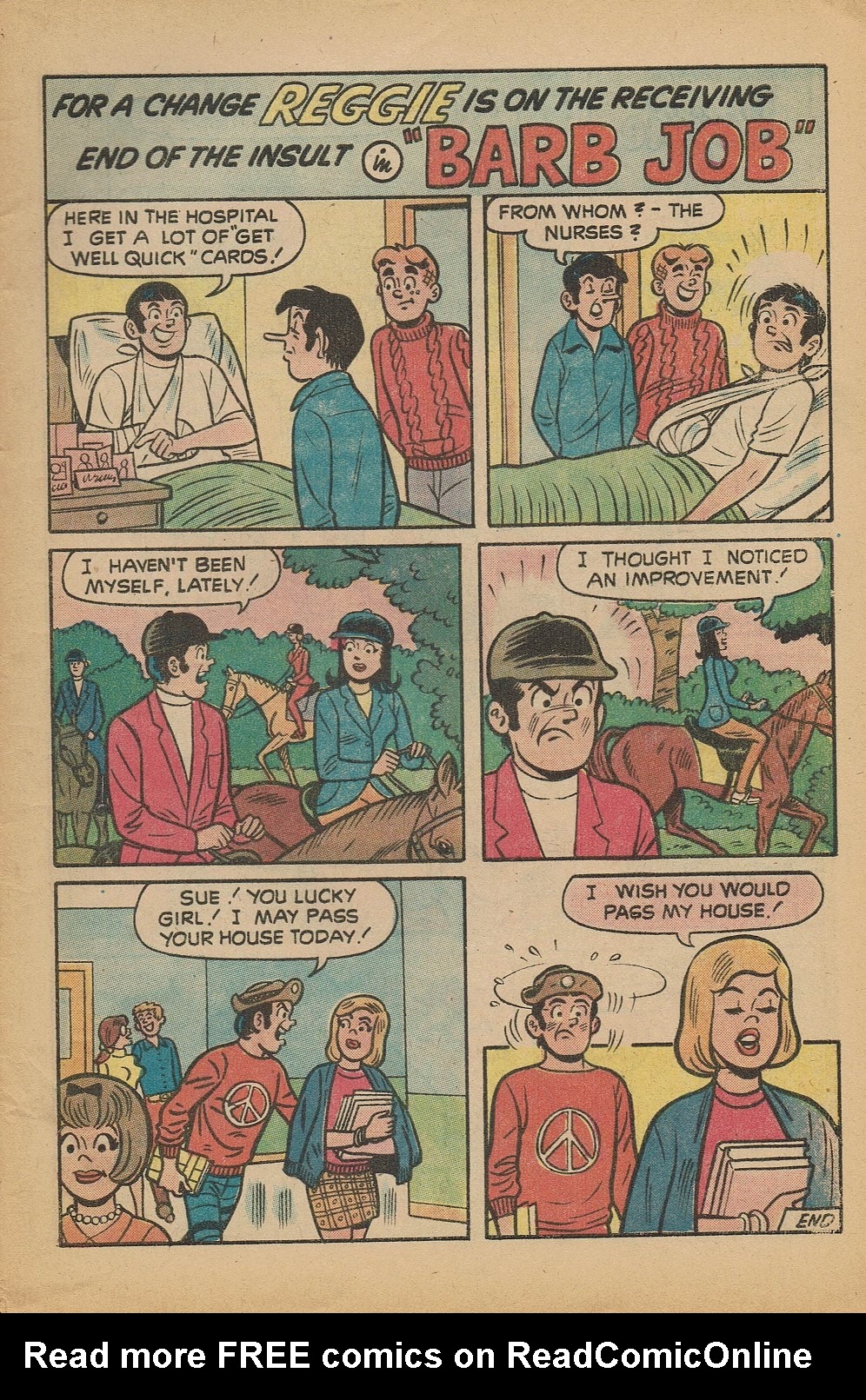 Read online Reggie's Wise Guy Jokes comic -  Issue #24 - 5