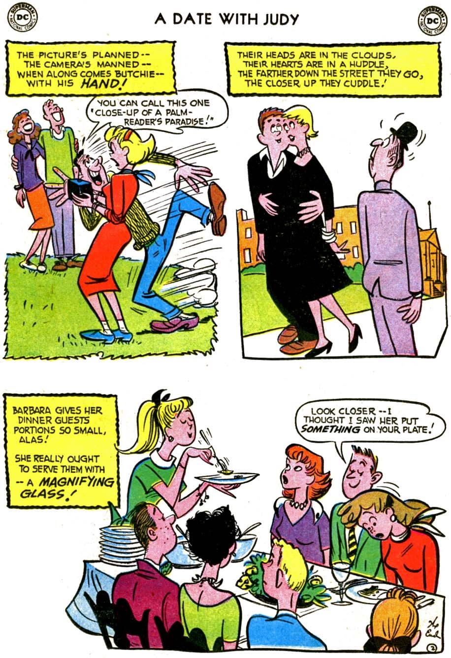 Read online A Date with Judy comic -  Issue #64 - 17