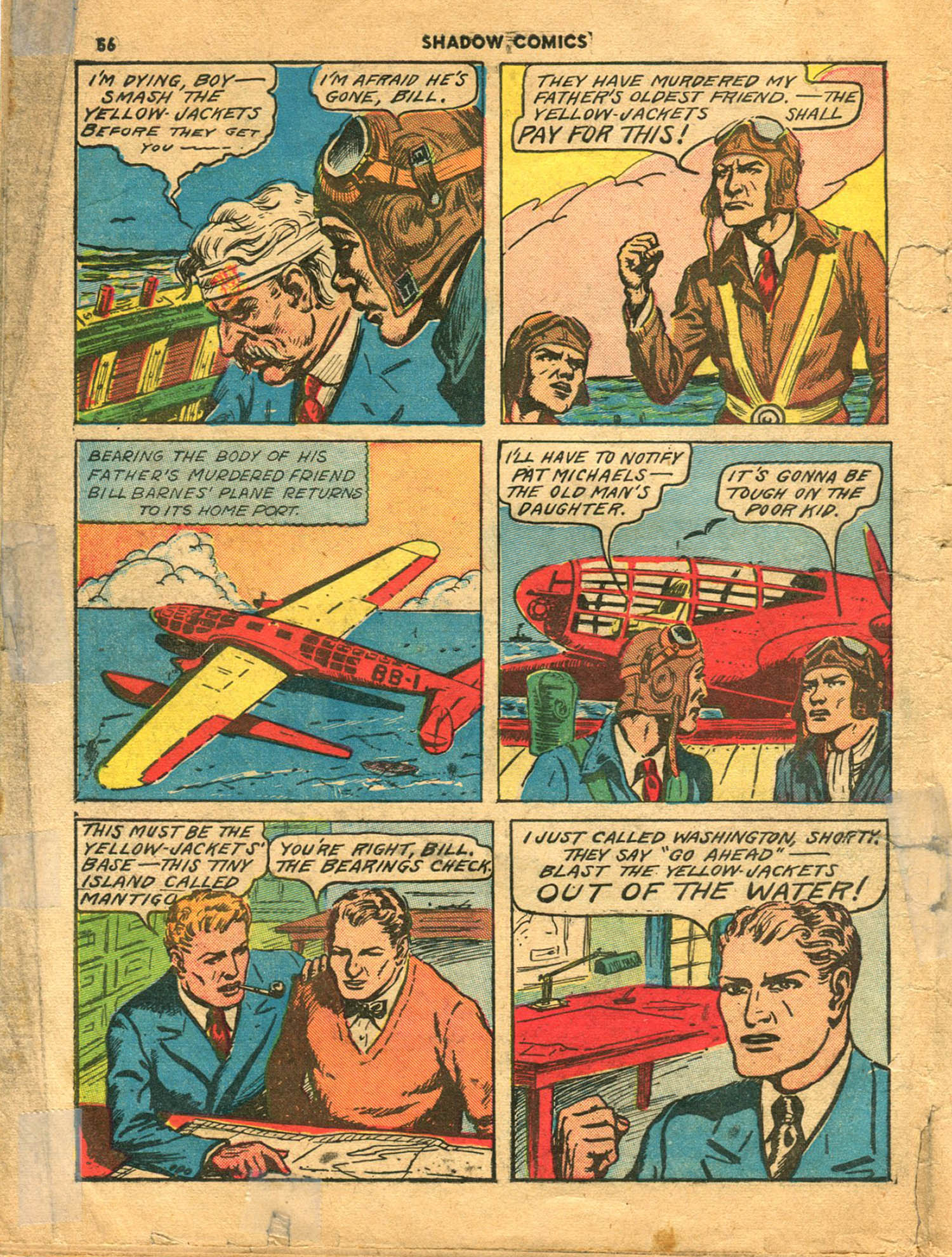 Read online Shadow Comics comic -  Issue #1 - 50