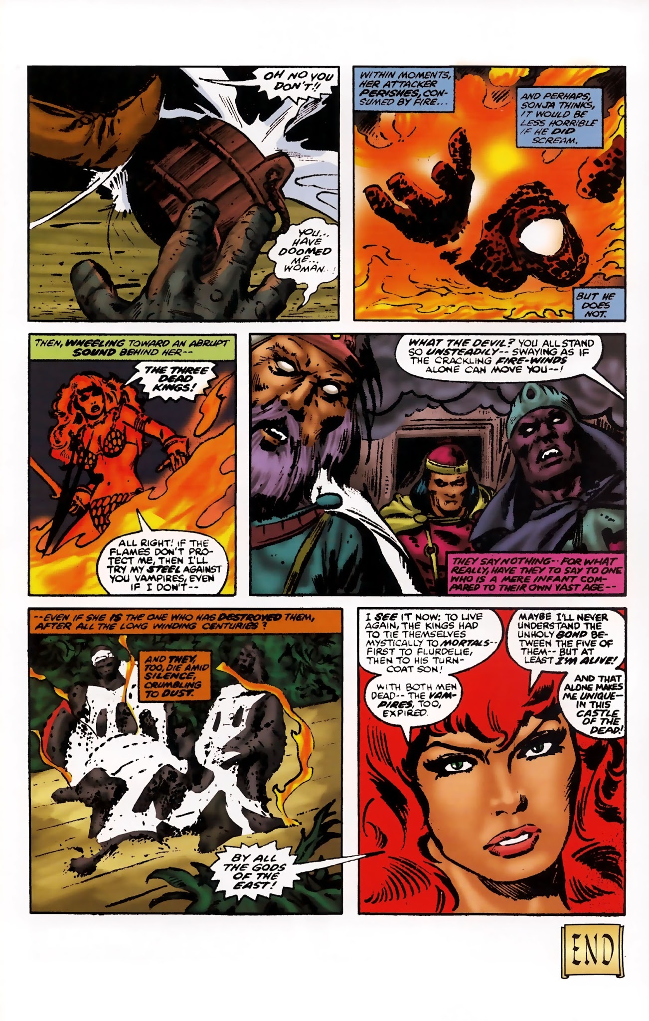 Read online The Adventures of Red Sonja comic -  Issue # TPB 3 - 142