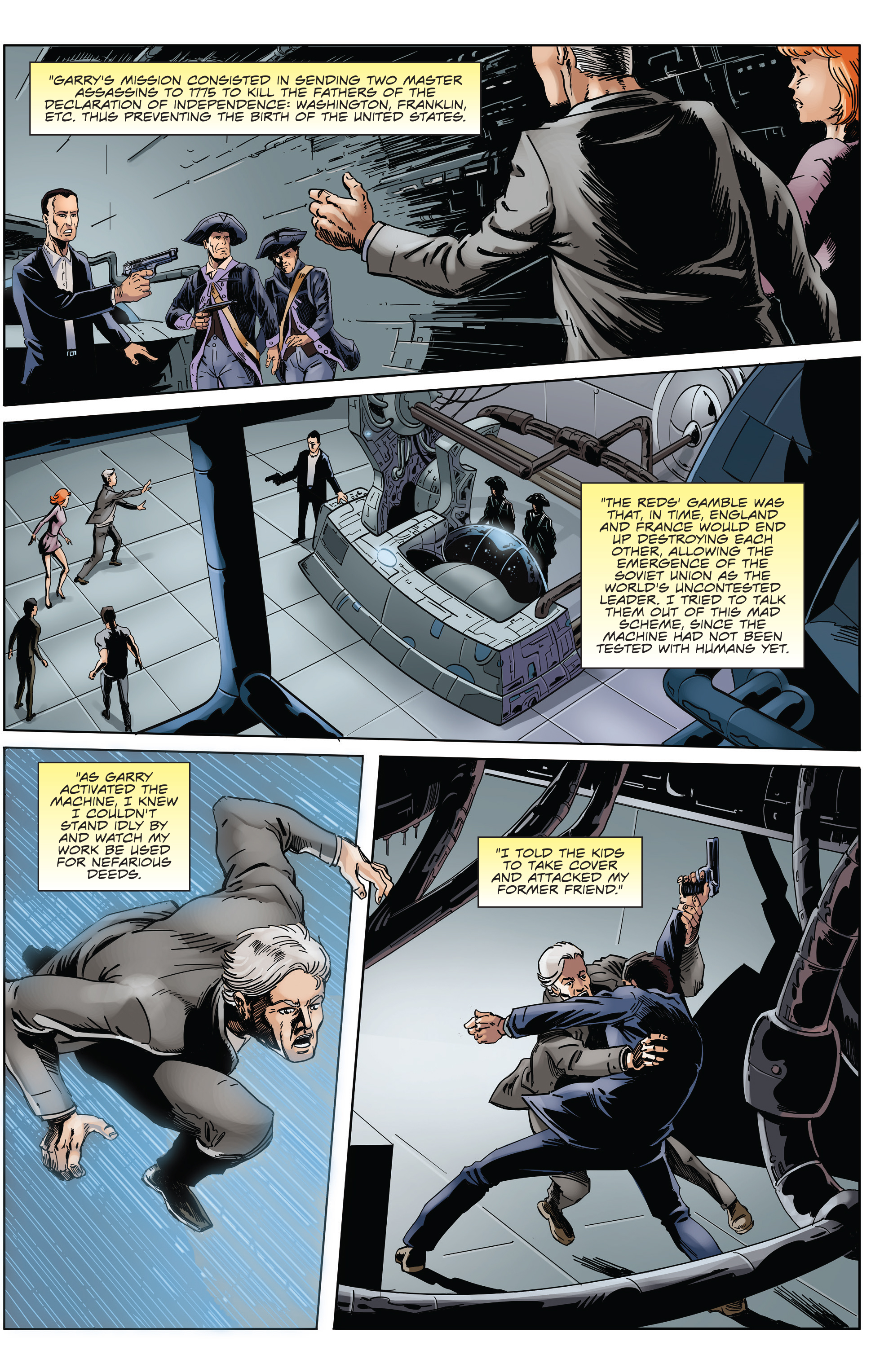 Read online War of the Independents: Man, Out of Time comic -  Issue # Full - 13
