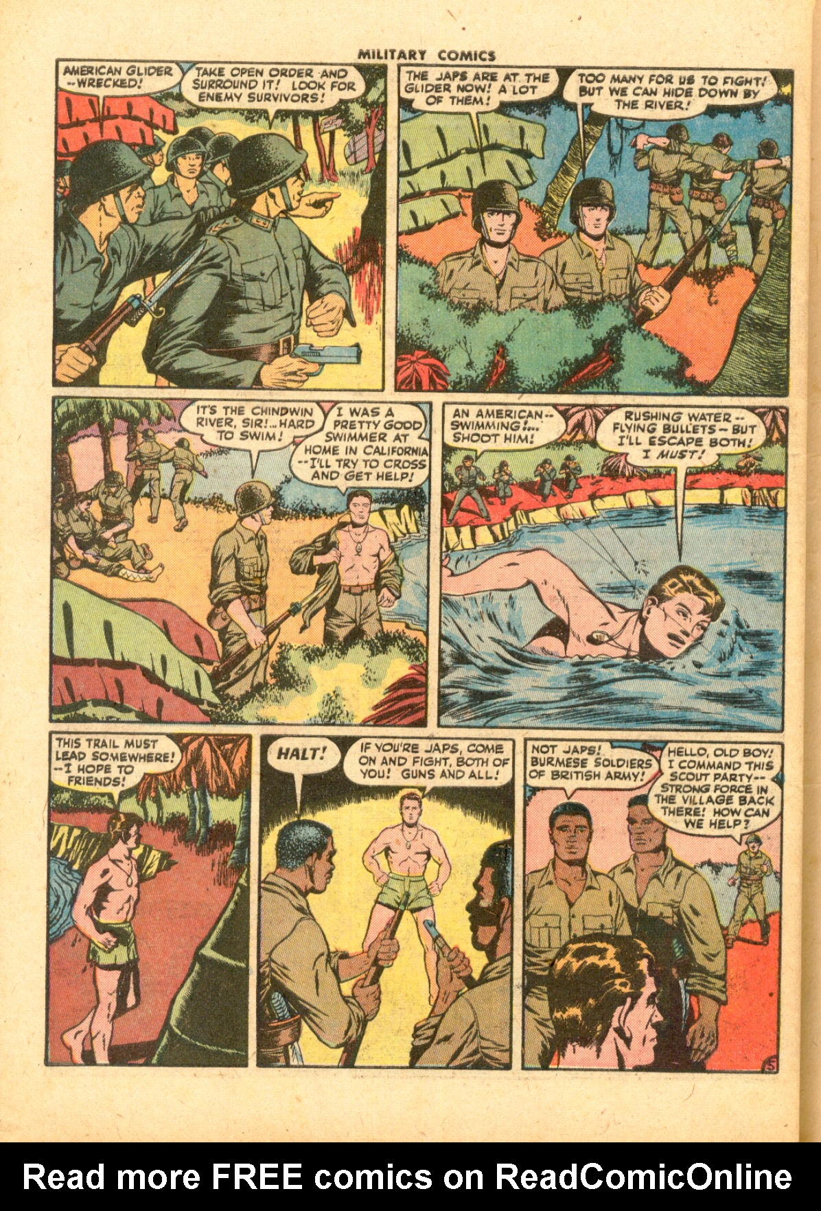 Read online Military Comics comic -  Issue #33 - 56