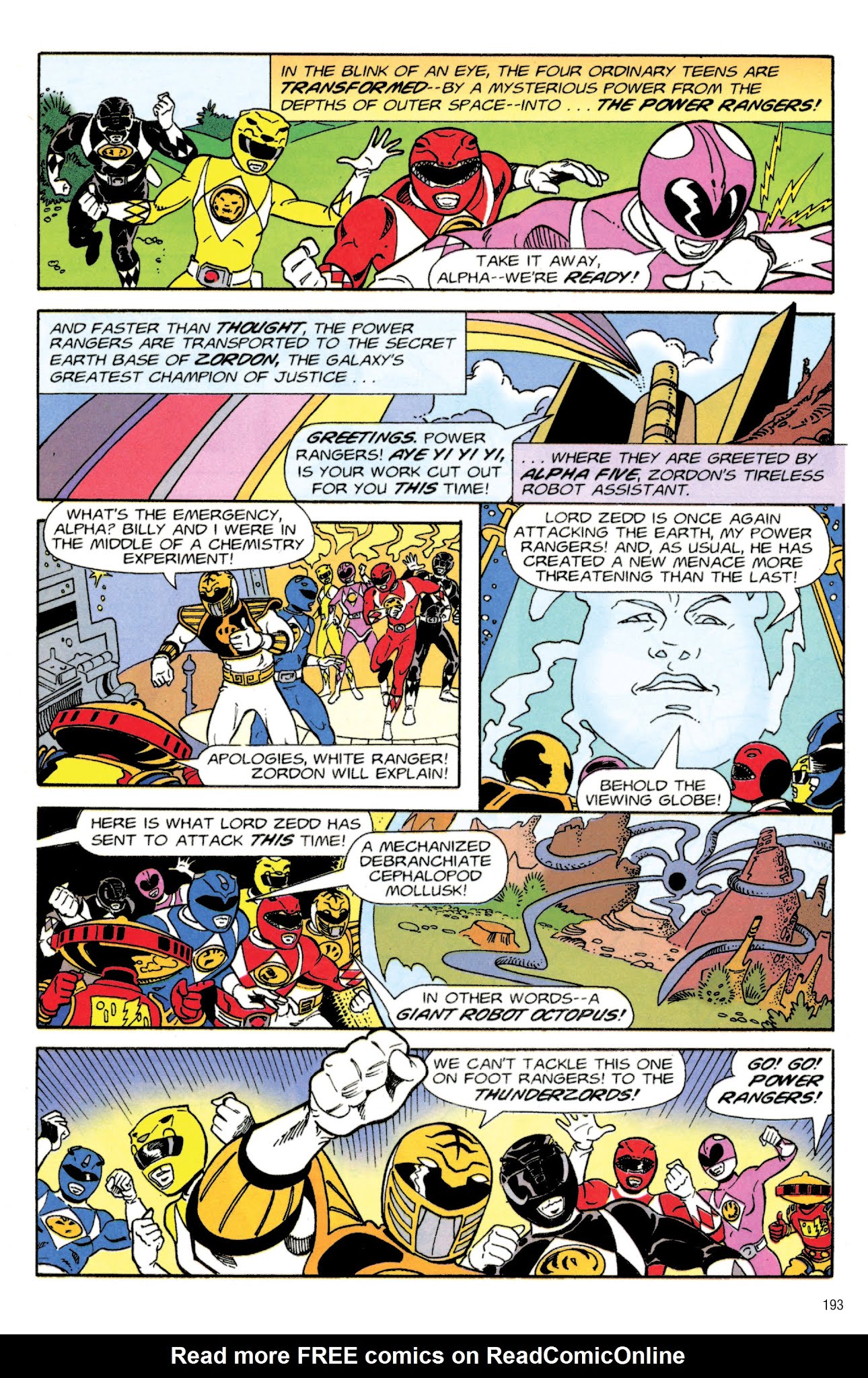 Read online Mighty Morphin Power Rangers Archive comic -  Issue # TPB 1 (Part 2) - 93