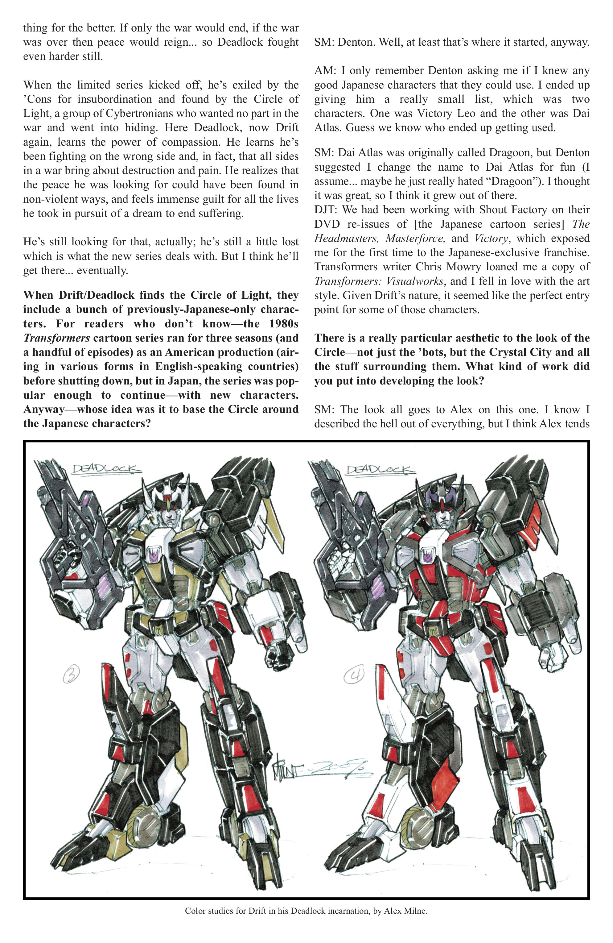Read online The Transformers Spotlight: Drift Director's Cut comic -  Issue # Full - 33