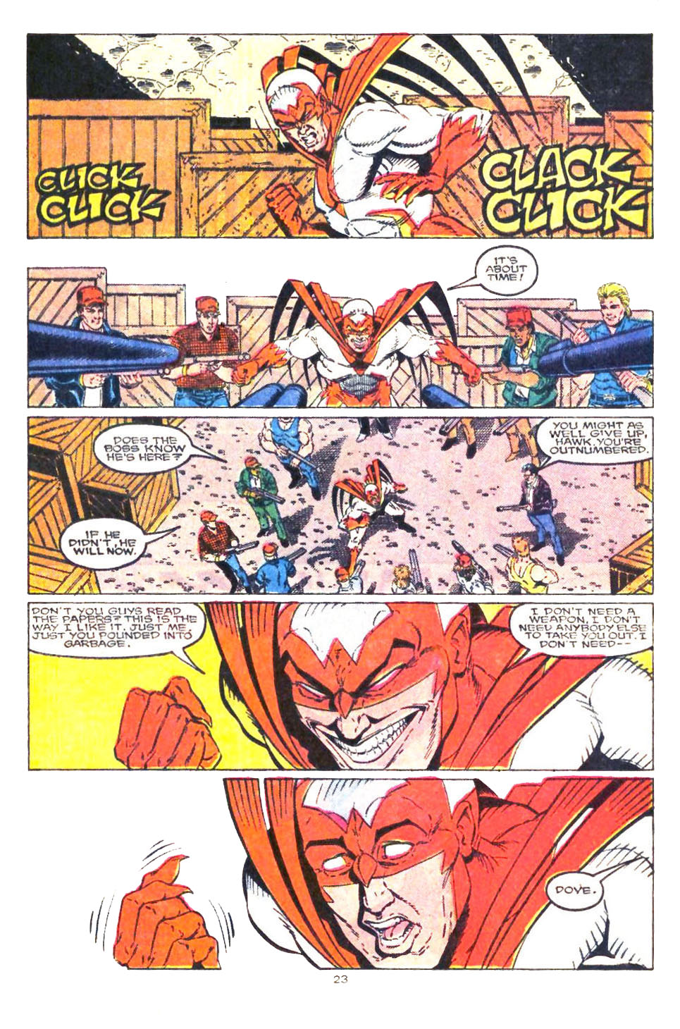 Read online Hawk and Dove (1988) comic -  Issue #1 - 24