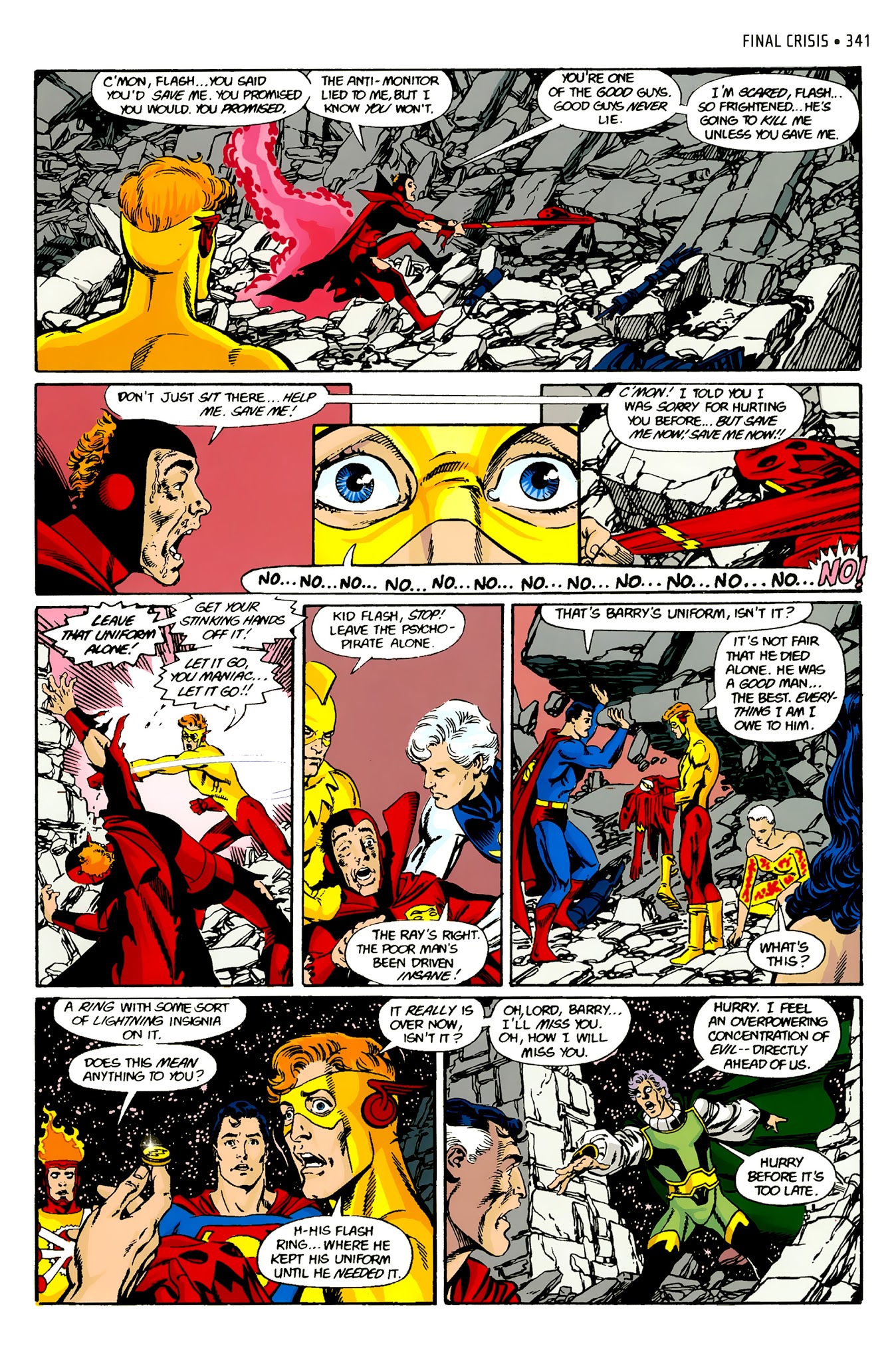 Read online Crisis on Infinite Earths (1985) comic -  Issue # _Absolute Edition 2 - 142