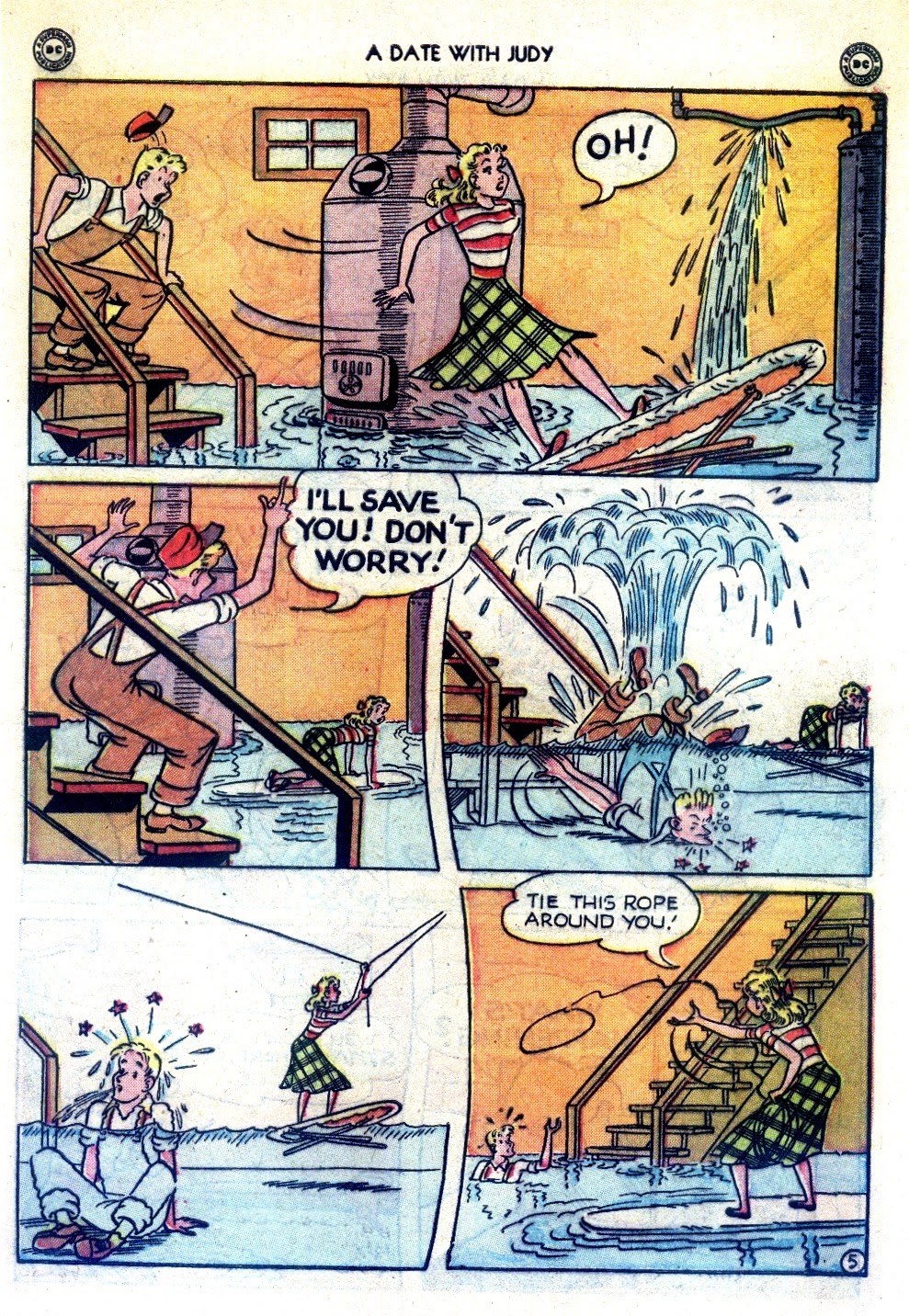Read online A Date with Judy comic -  Issue #8 - 7