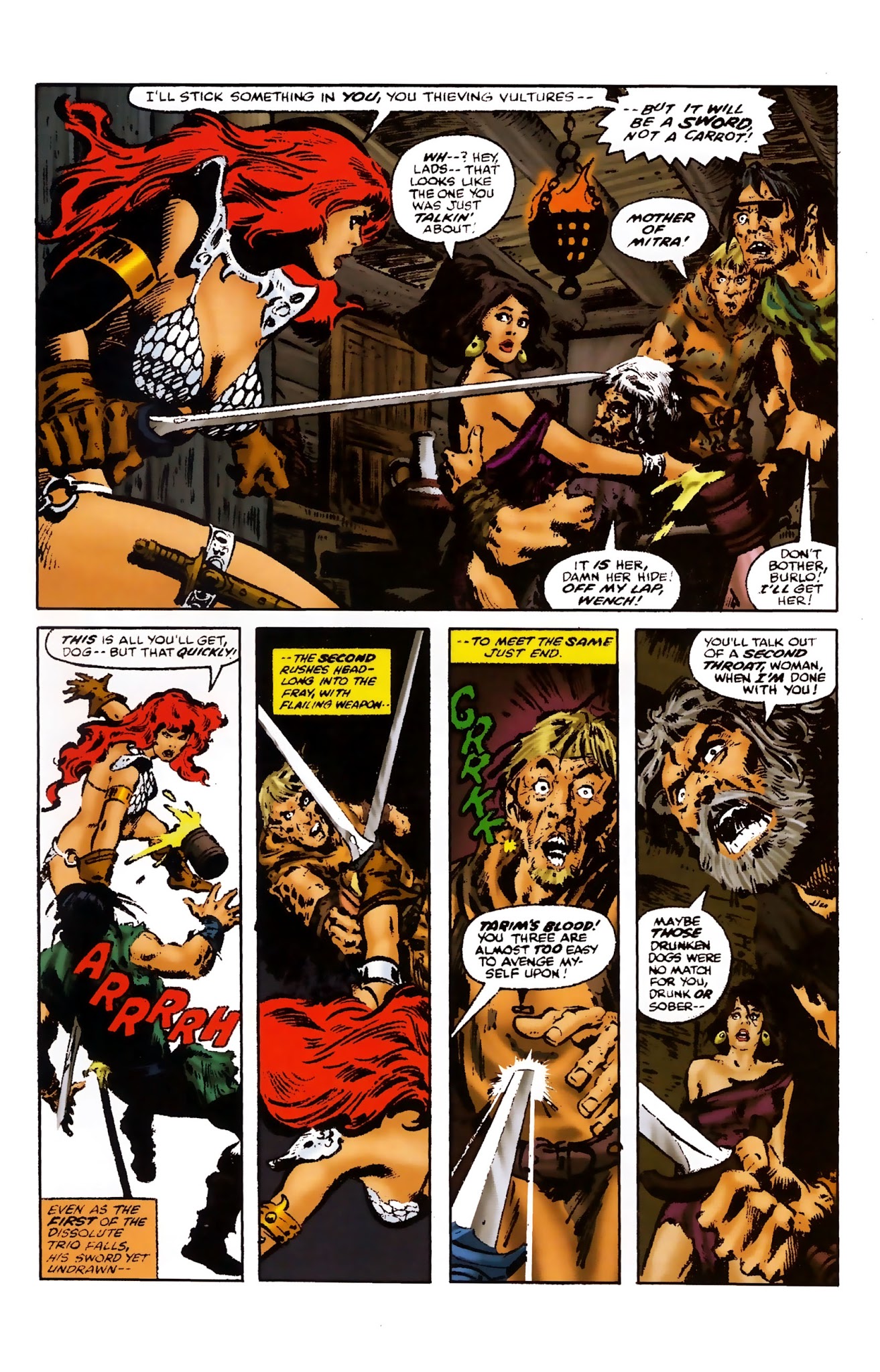 Read online The Adventures of Red Sonja comic -  Issue # TPB 3 - 133