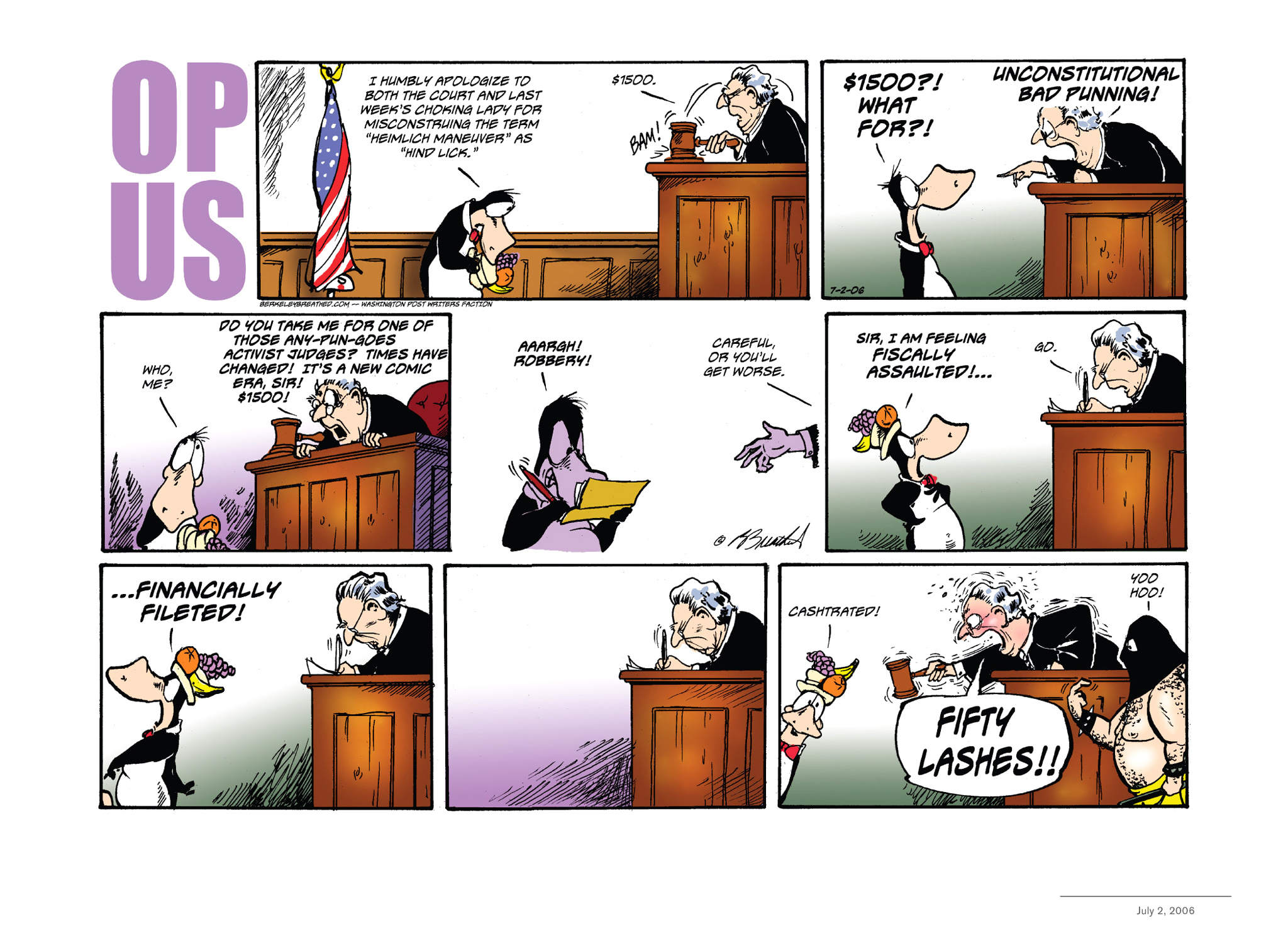 Read online Opus Complete Sunday Strips From 2003-2008 comic -  Issue # TPB (Part 2) - 43