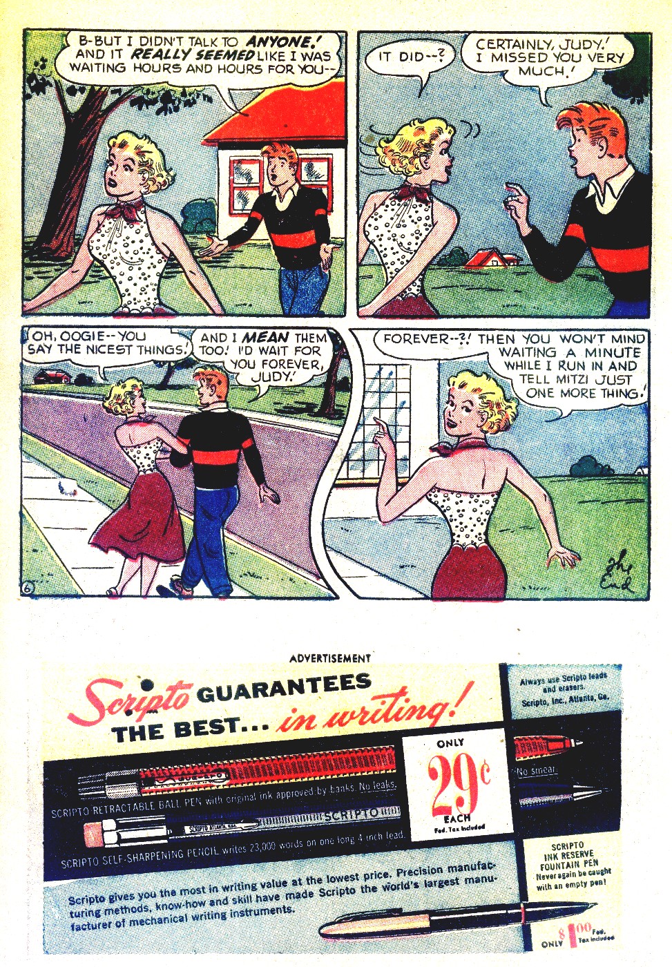 Read online A Date with Judy comic -  Issue #37 - 8