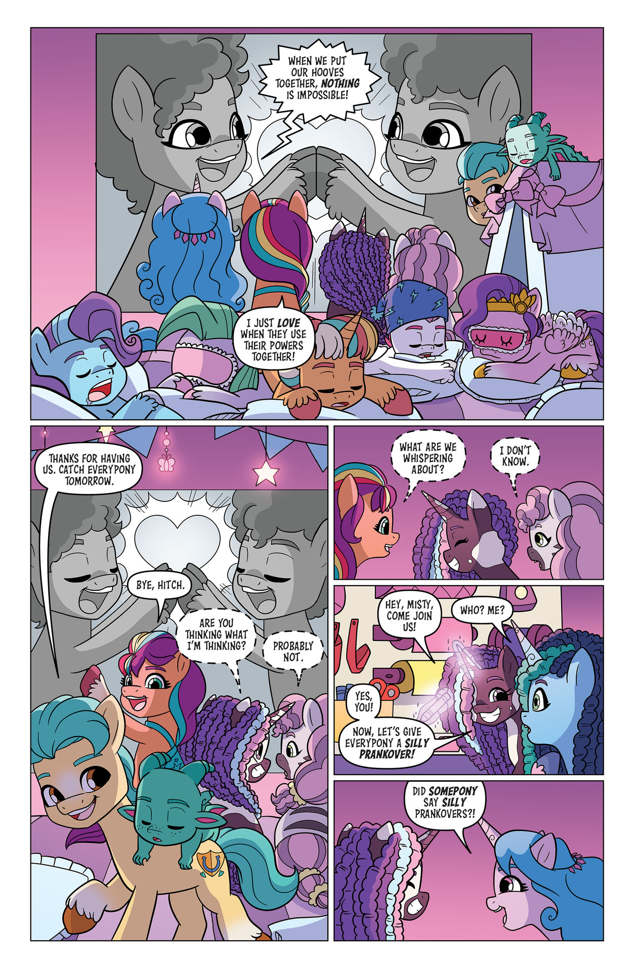Read online My Little Pony: Black, White & Blue comic -  Issue # Full - 9