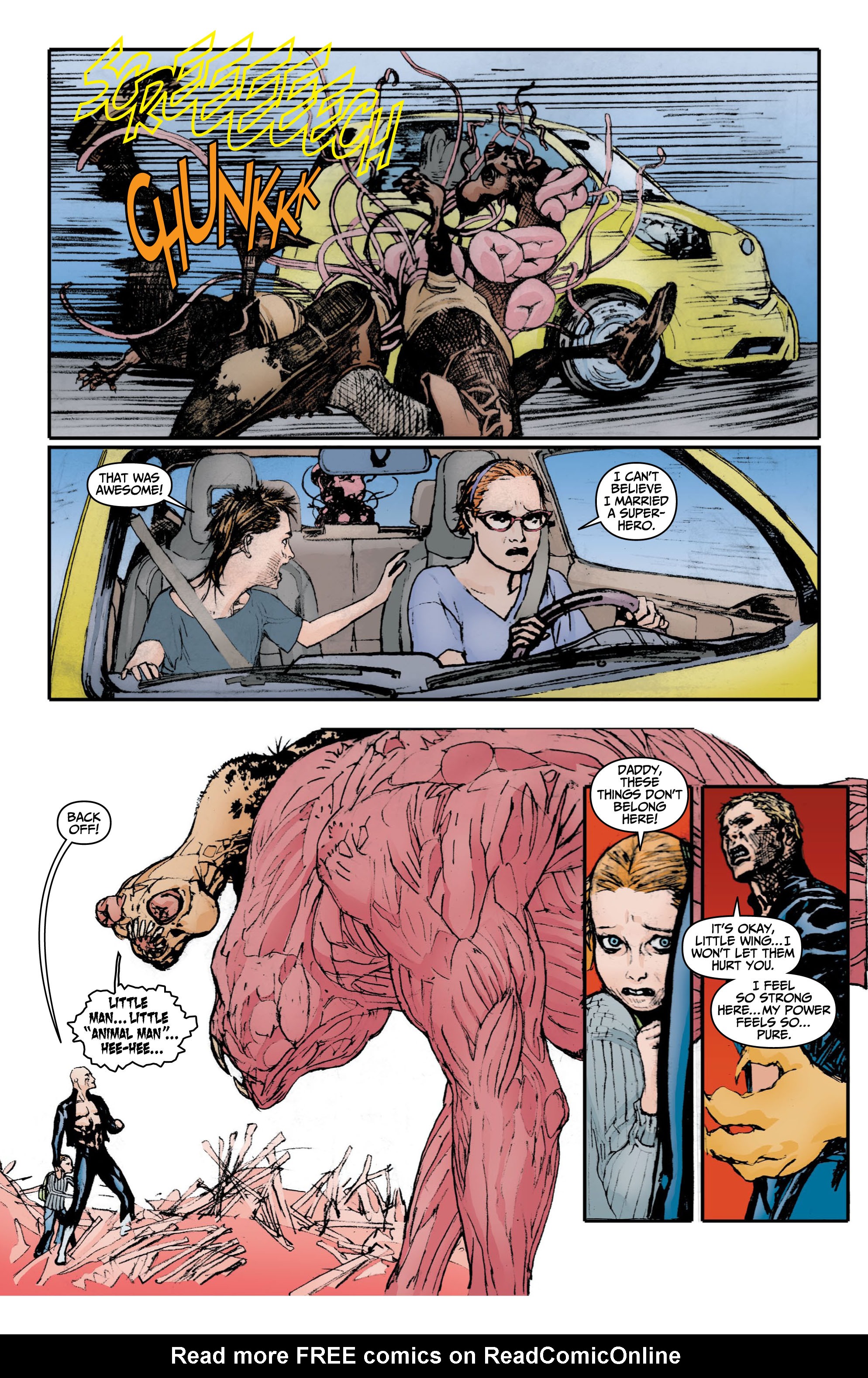 Read online Animal Man: The Hunt comic -  Issue # TPB - 59