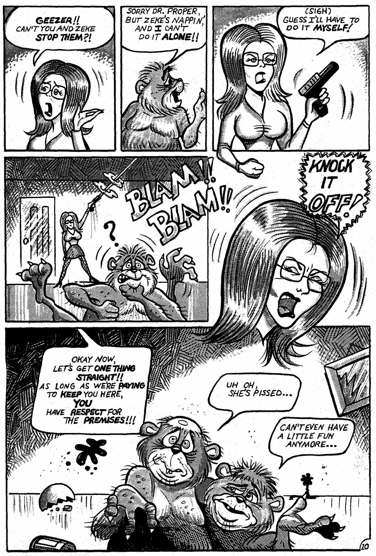 Read online Geriatric Gangrene Jujitsu Gerbils comic -  Issue #1 - 13