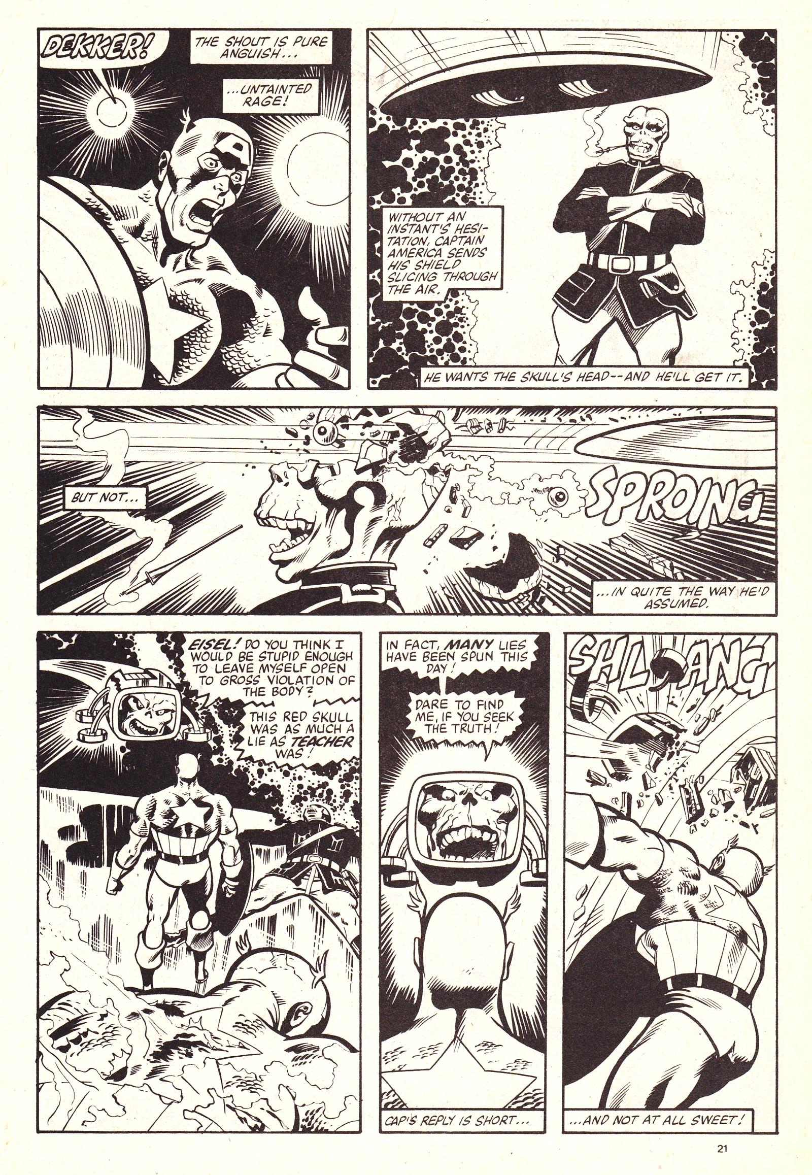 Read online Captain America (1981) comic -  Issue #38 - 21