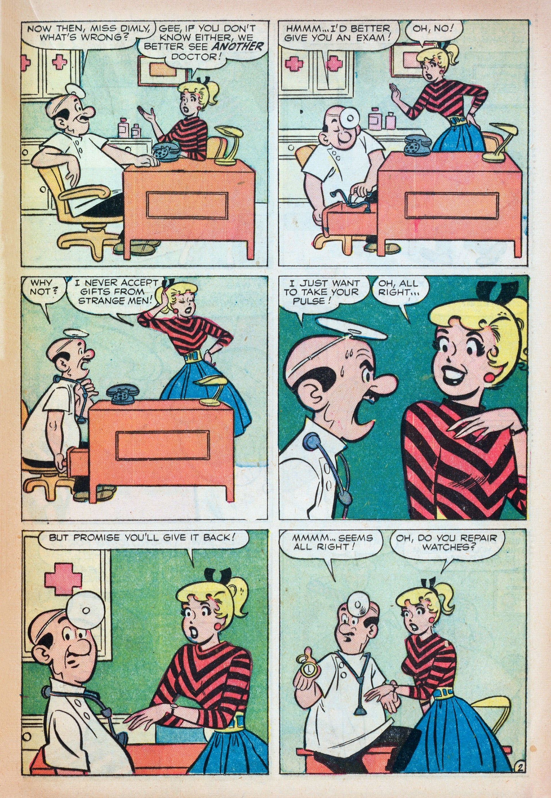 Read online Sherry the Showgirl (1956) comic -  Issue #3 - 21
