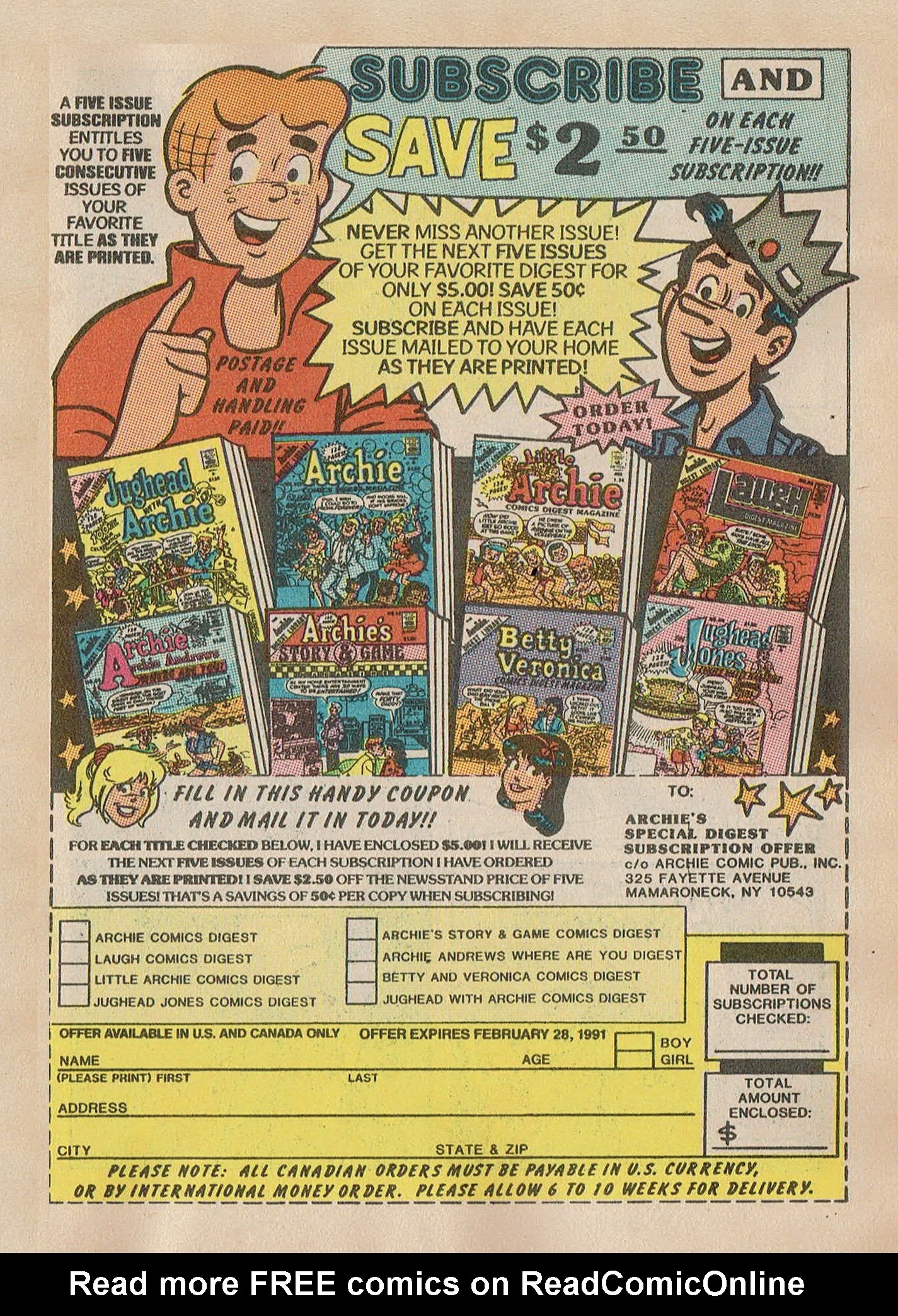 Read online Laugh Comics Digest comic -  Issue #91 - 105