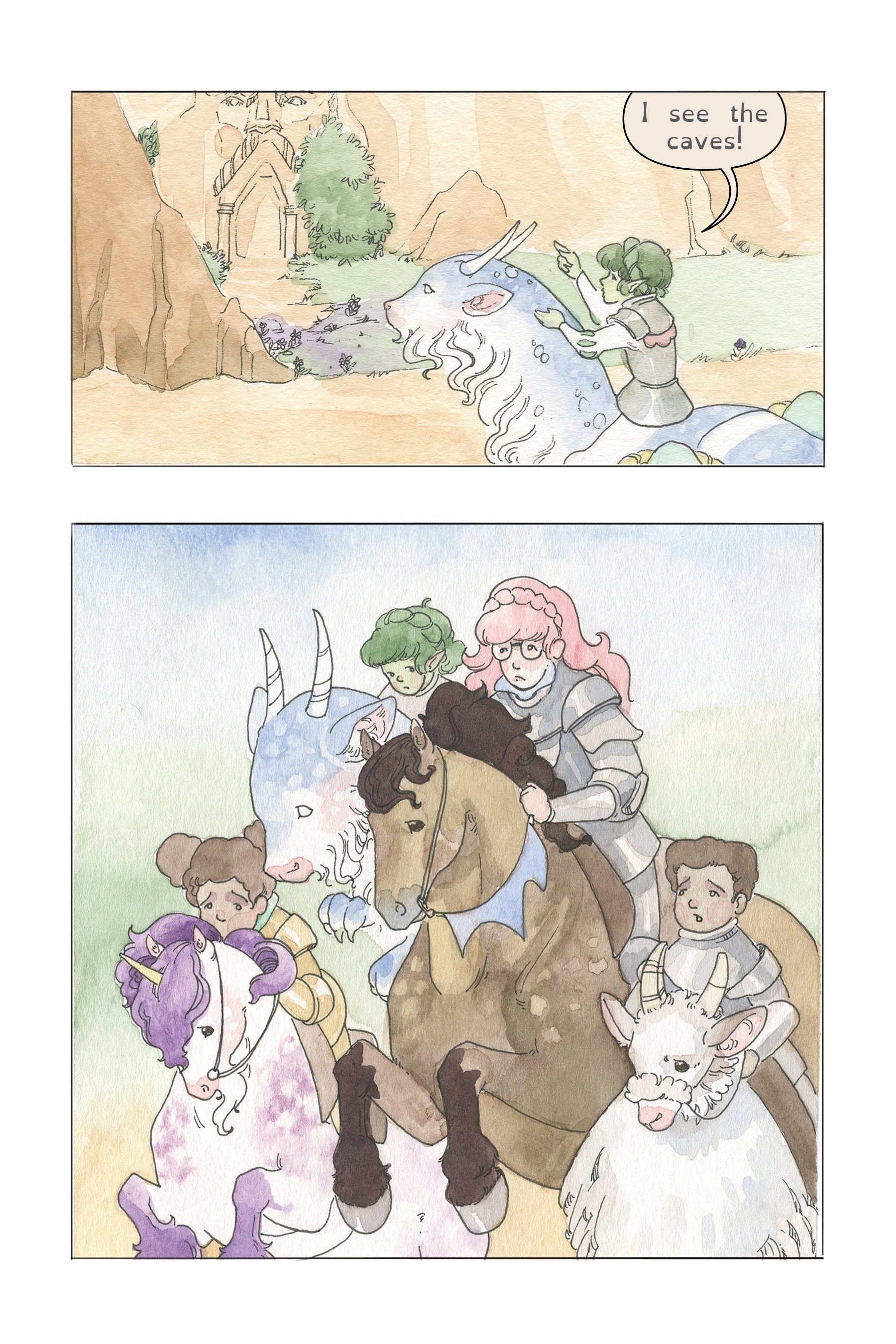 Read online Emiline: Knight in Training comic -  Issue # Full - 29