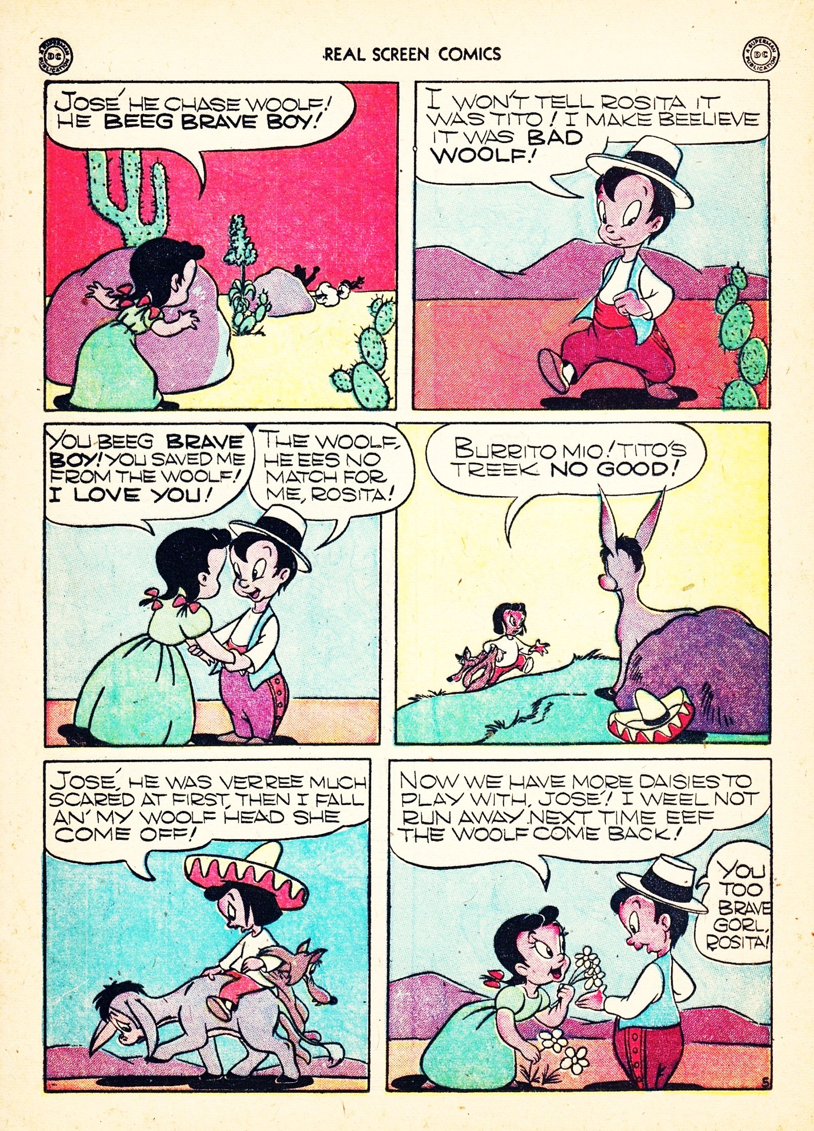 Read online Real Screen Comics comic -  Issue #15 - 22