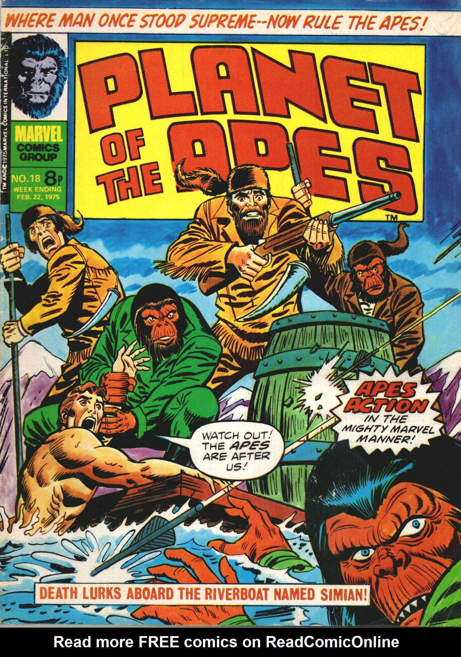 Read online Planet of the Apes (1974) comic -  Issue #18 - 1