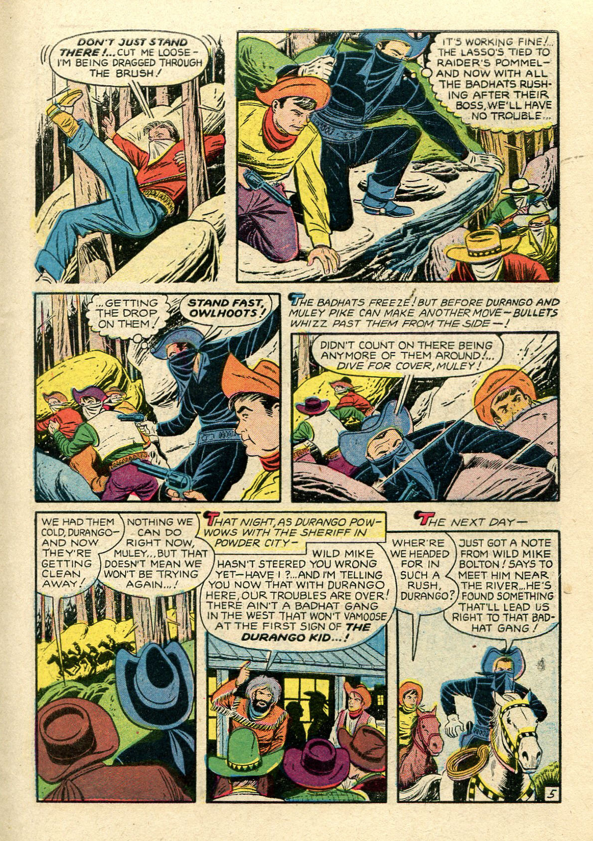 Read online Charles Starrett as The Durango Kid comic -  Issue #41 - 7