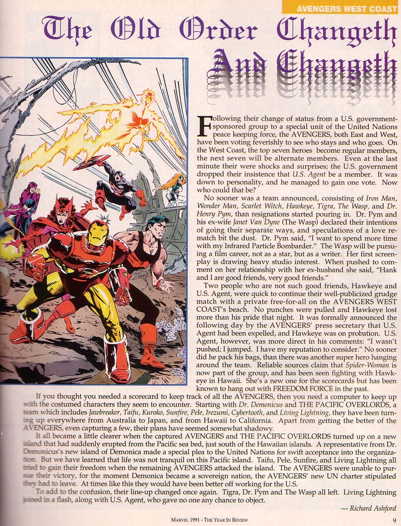 Read online Marvel: The Year-in-Review comic -  Issue #3 - 11