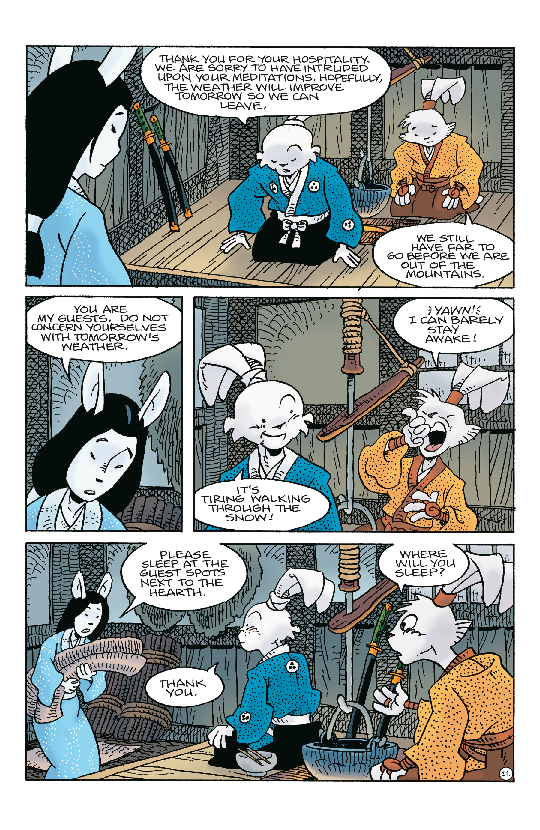 Read online Usagi Yojimbo: Ice and Snow comic -  Issue #1 - 23
